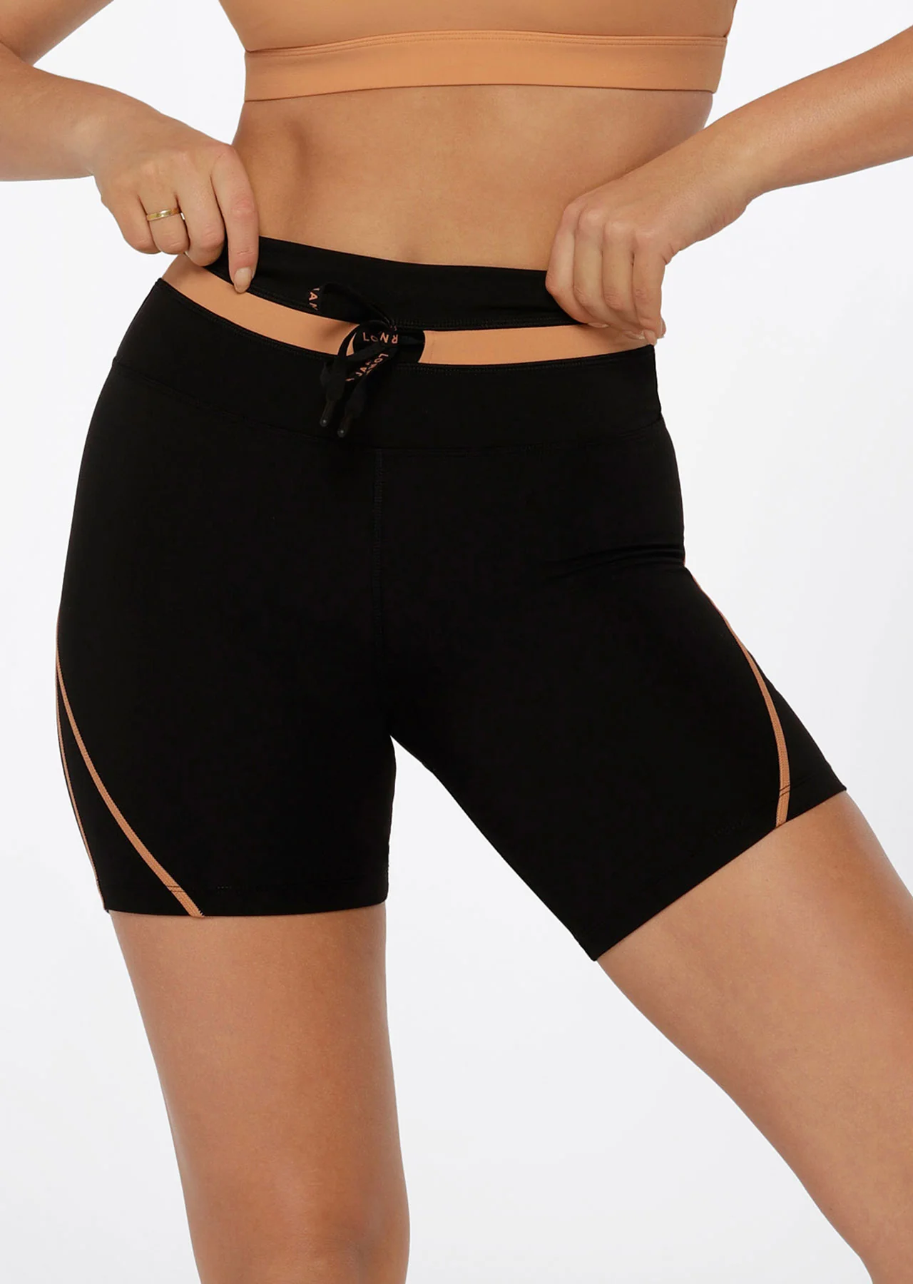 Contrast Racer Bike Shorts