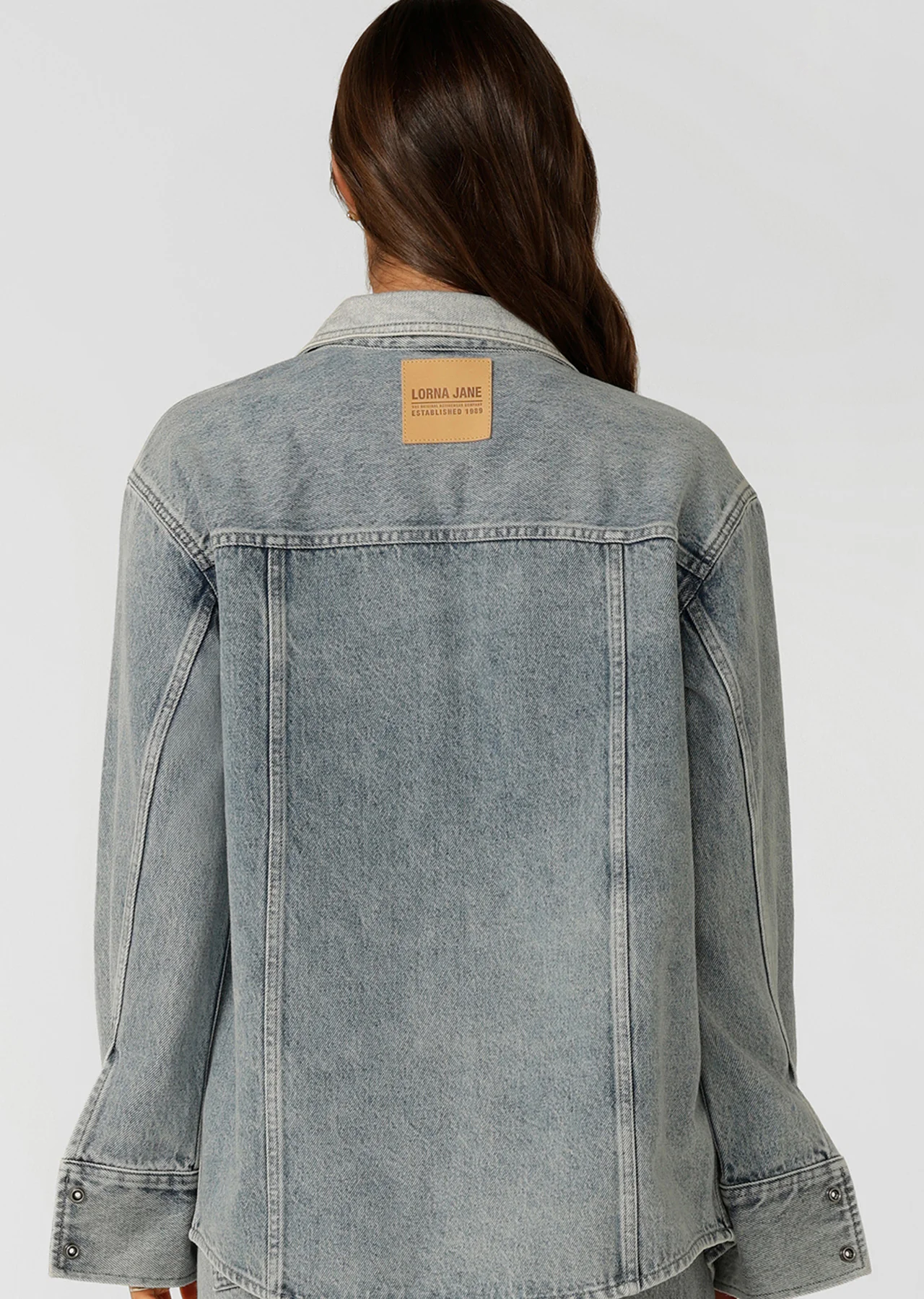 Two Tone Denim Utility Jacket
