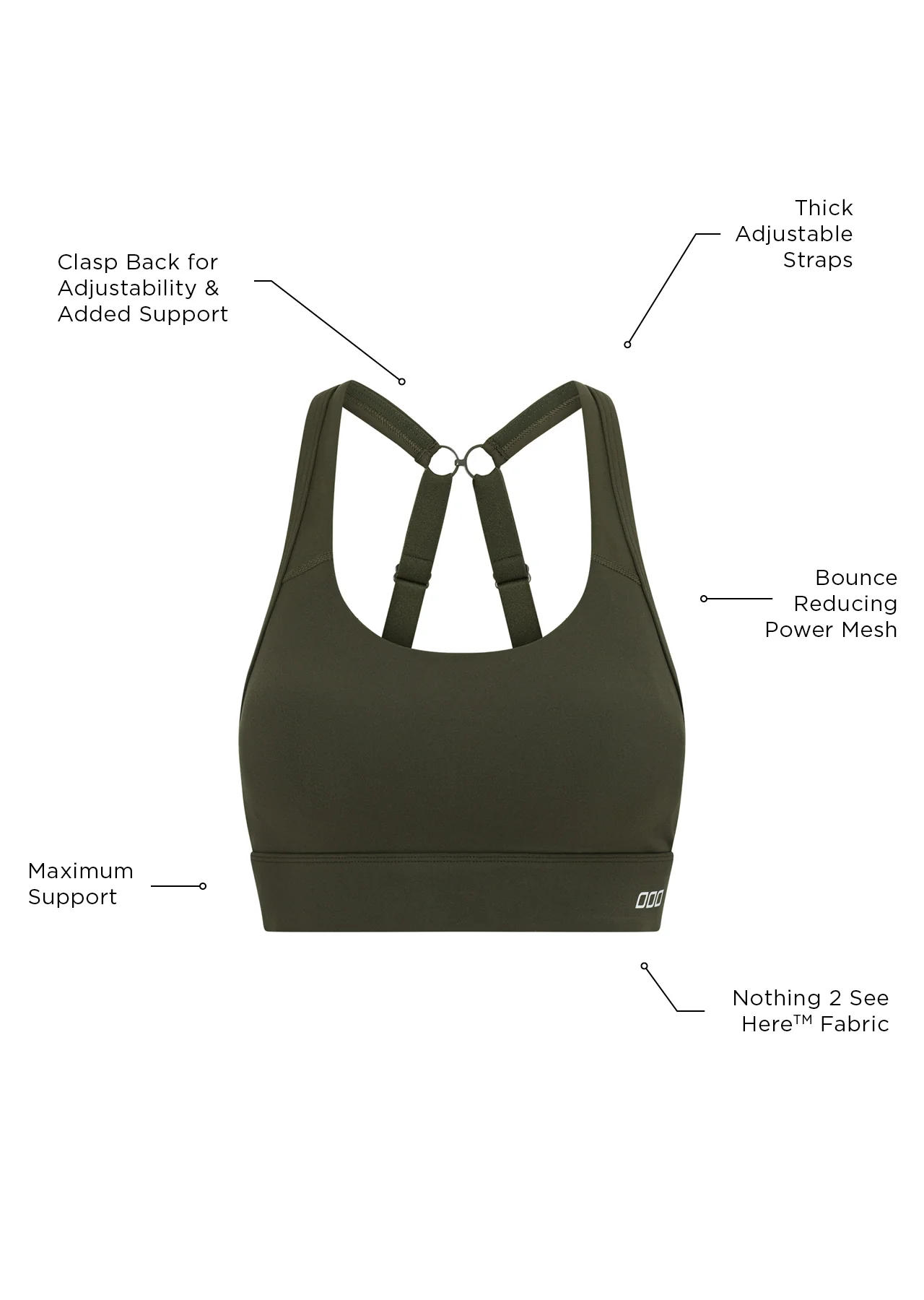 Amy Maximum Support Sports Bra