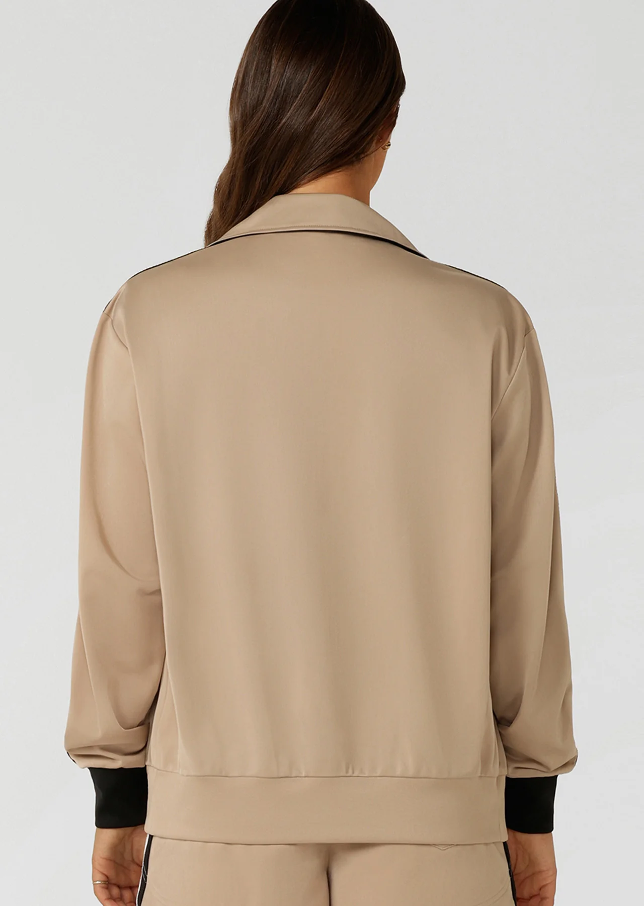 Retro Track Zip Through Jacket