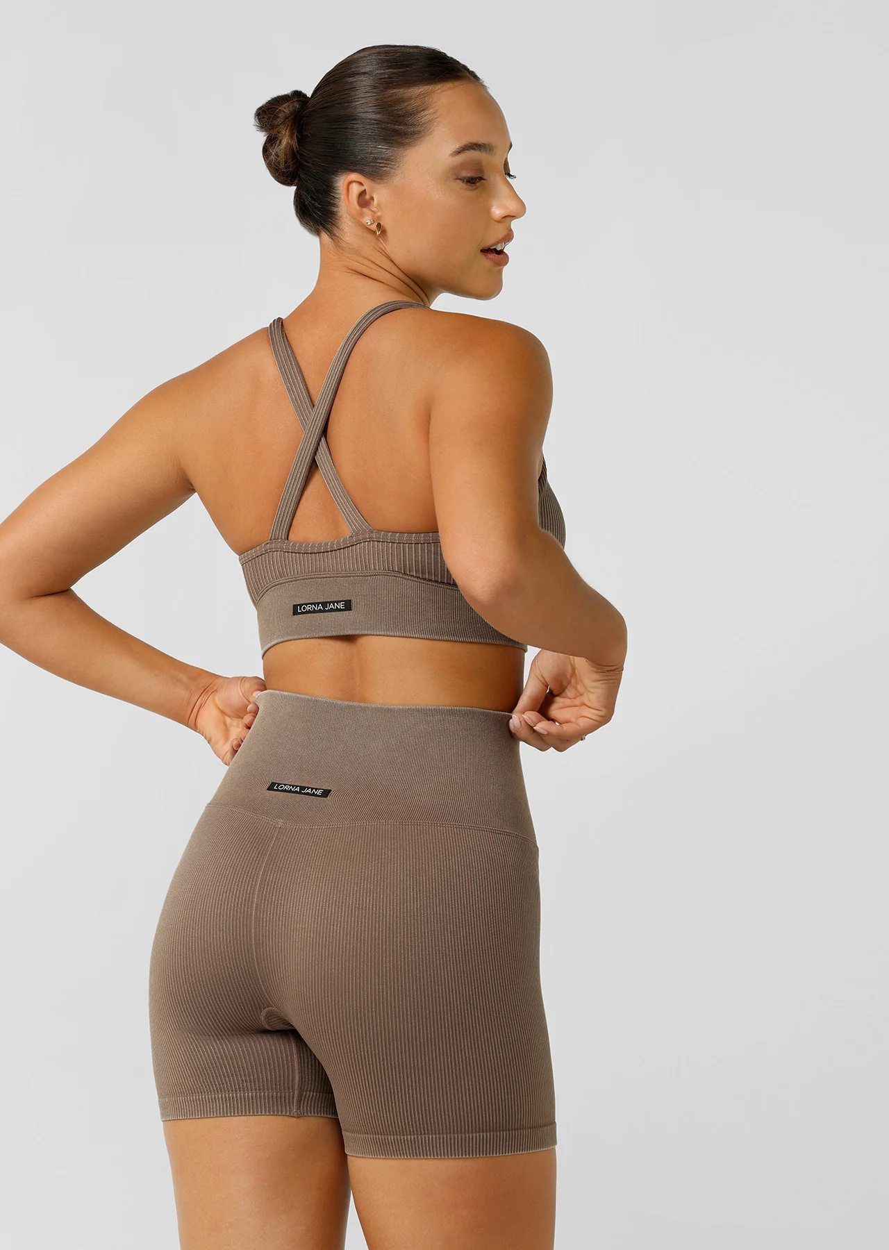 It Girl Wide Ribbed Seamless 12cm Bike Shorts
