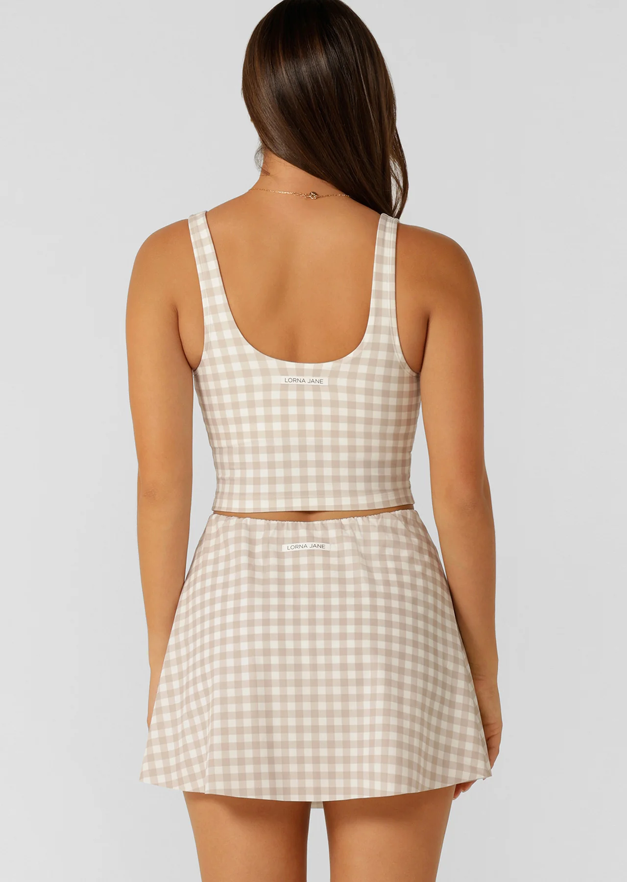 Sweet Gingham Bra Tank Combo