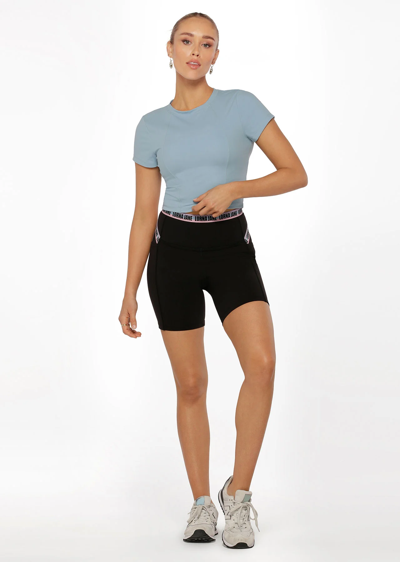 Cutout Active Short Sleeve Crop Top