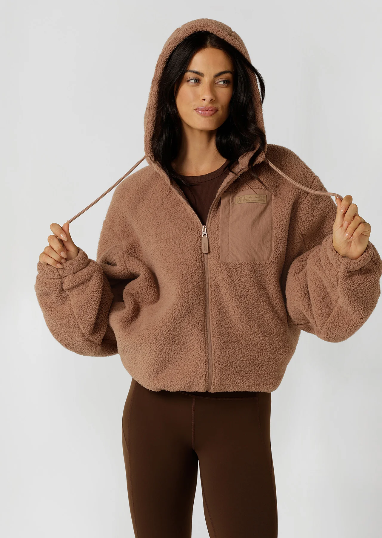 Teddy Zip Through Hoodie