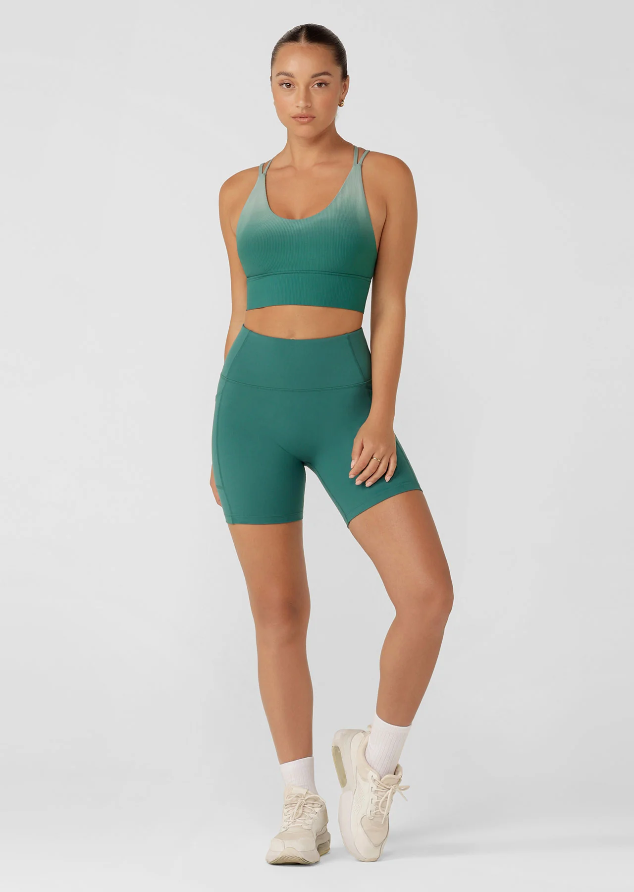 Zen Again Ombre Longline Sports Bra