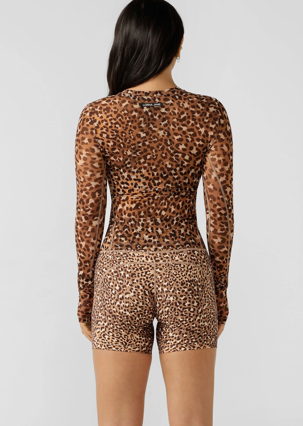 Wild Side Mesh Long Sleeve Top