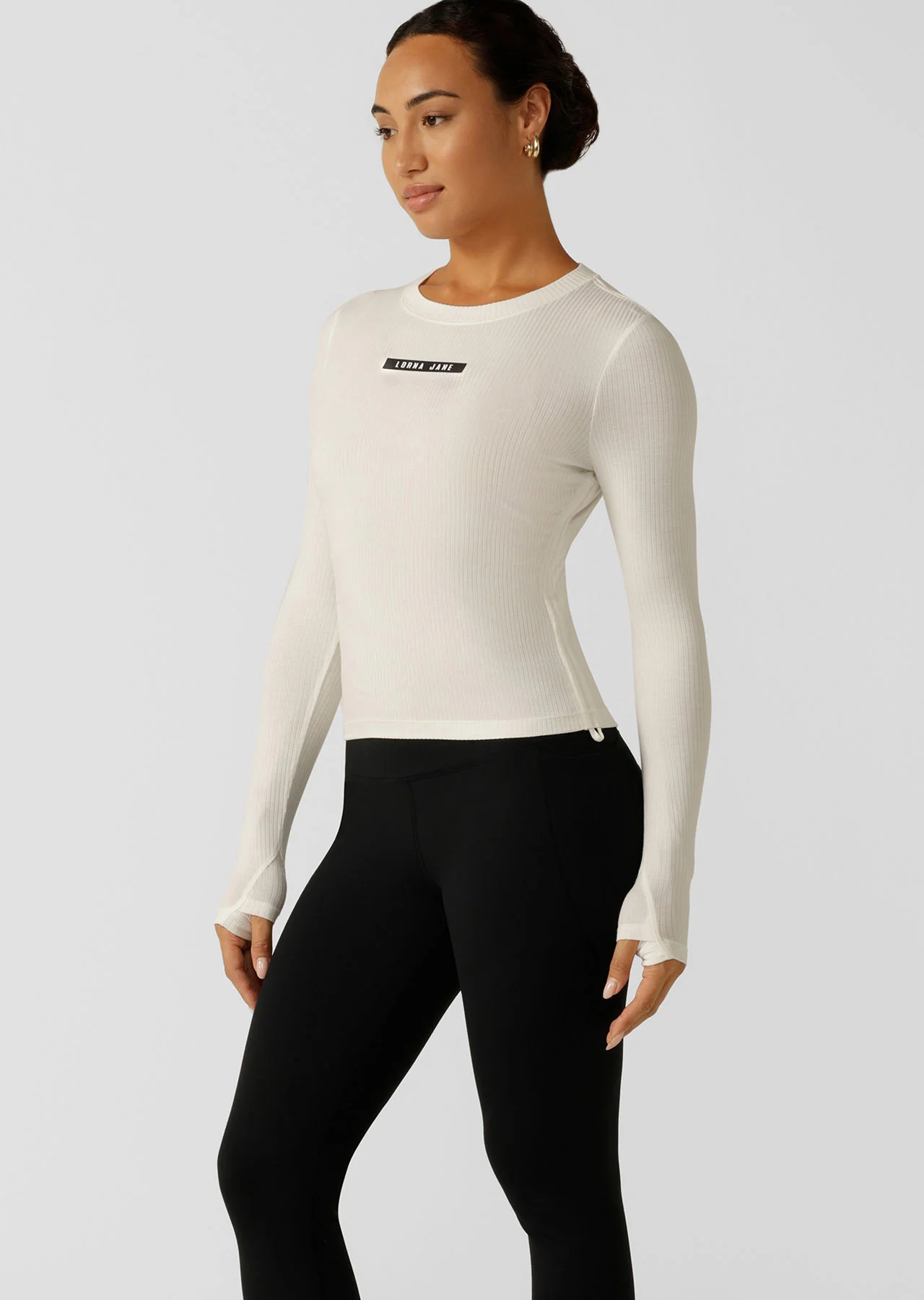Easy Adjust Longsleeve Rib Top
