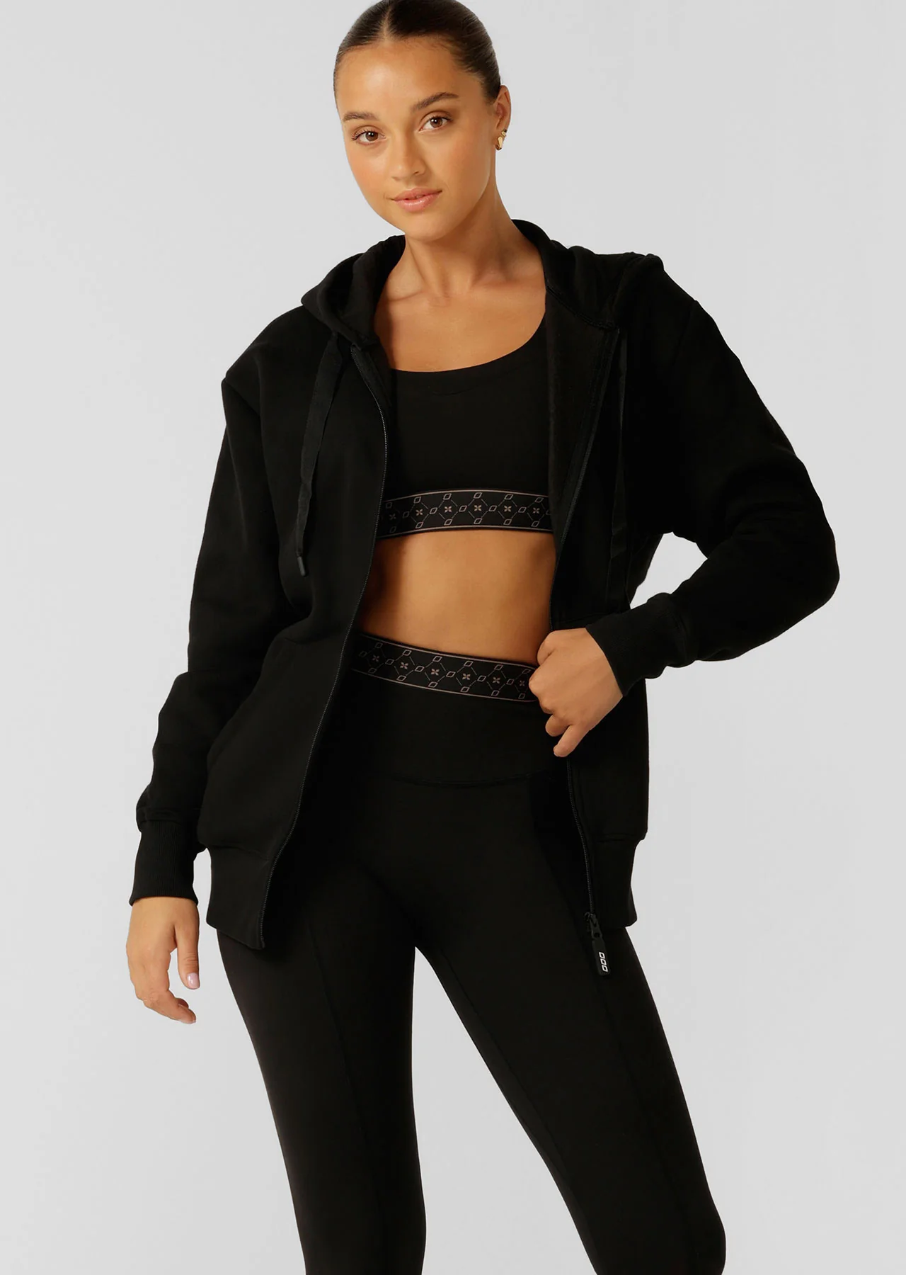 Fleece Zip Thru Hoodie