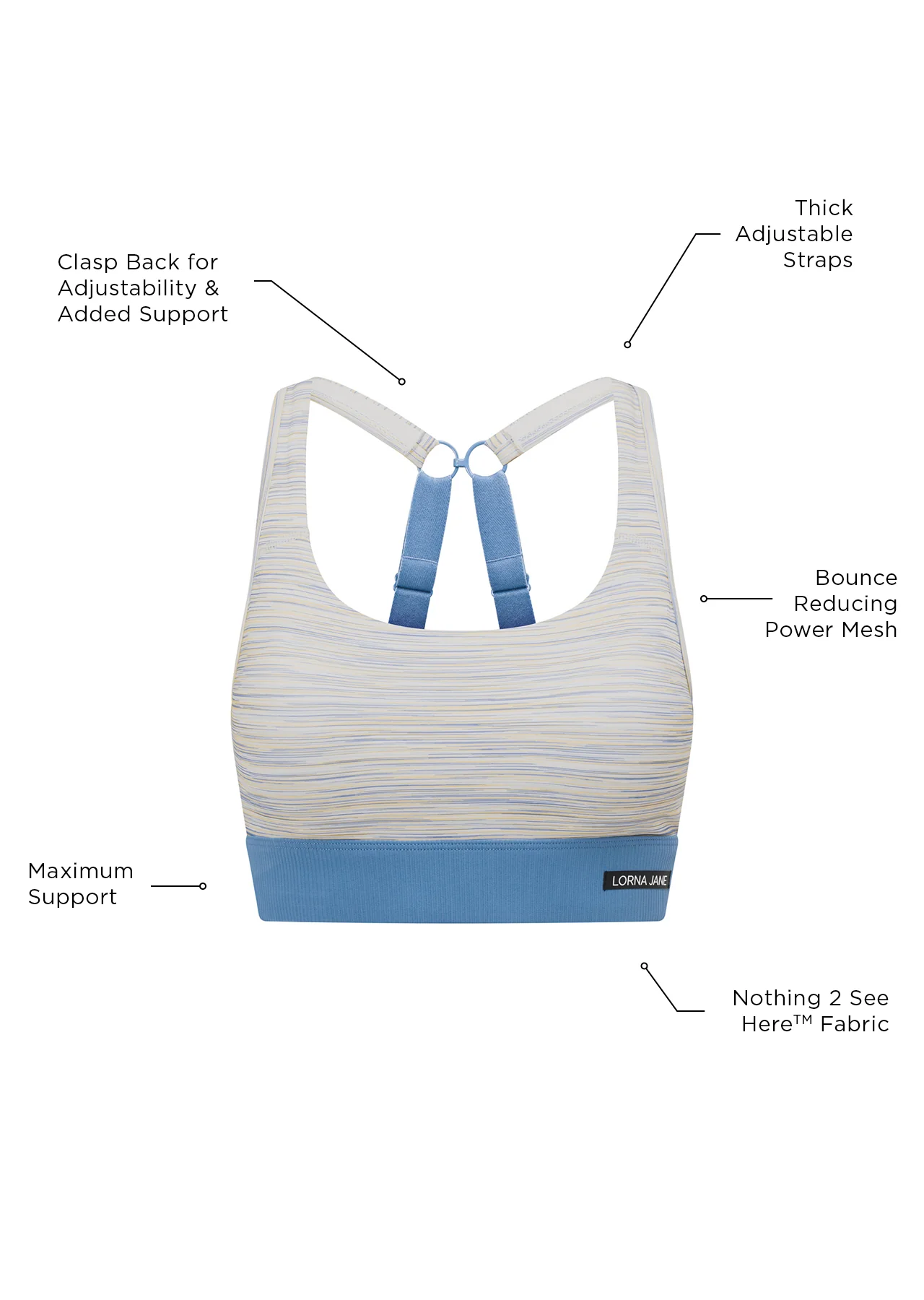 Amy Maximum Support Sports Bra