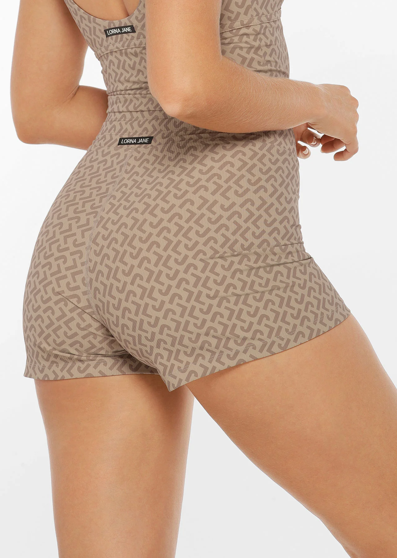 Monogrammatic Rib Kick Shorts