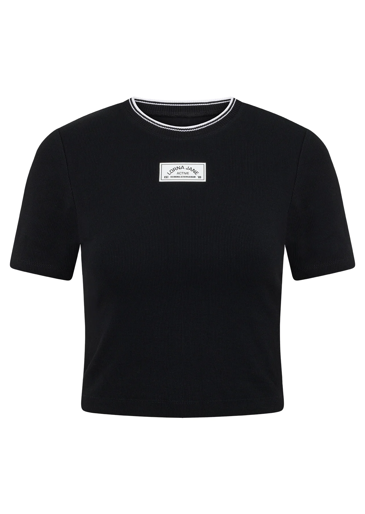 Tie Breaker Cropped Tee
