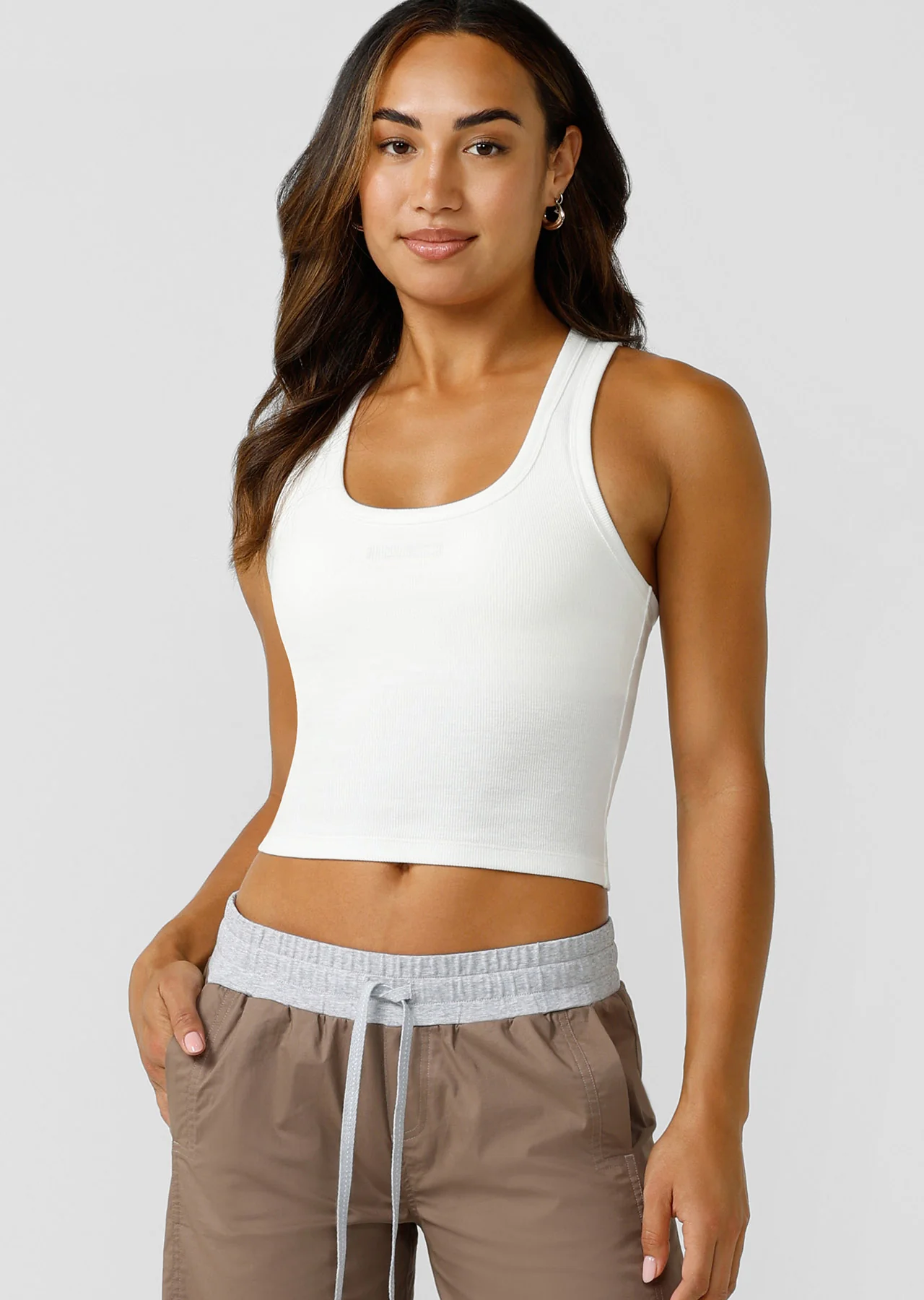 Scoop Neck Essential Rib Tank