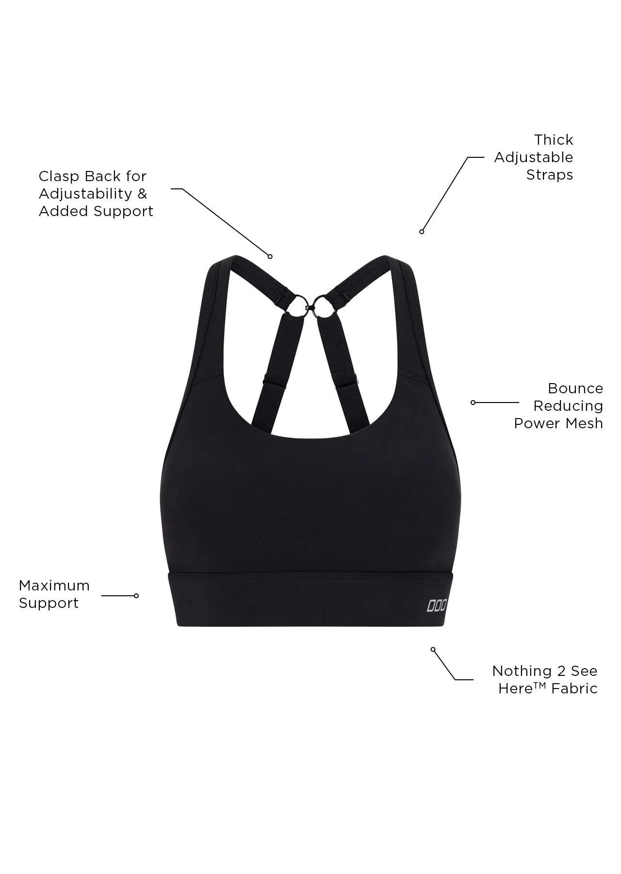 Amy Maximum Support Sports Bra