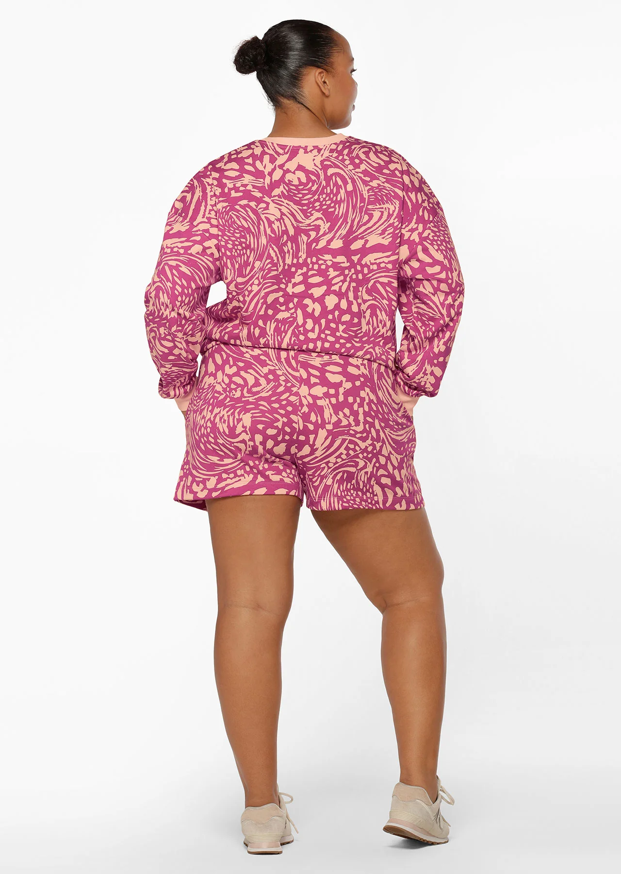 Abstract Sweat Shorts