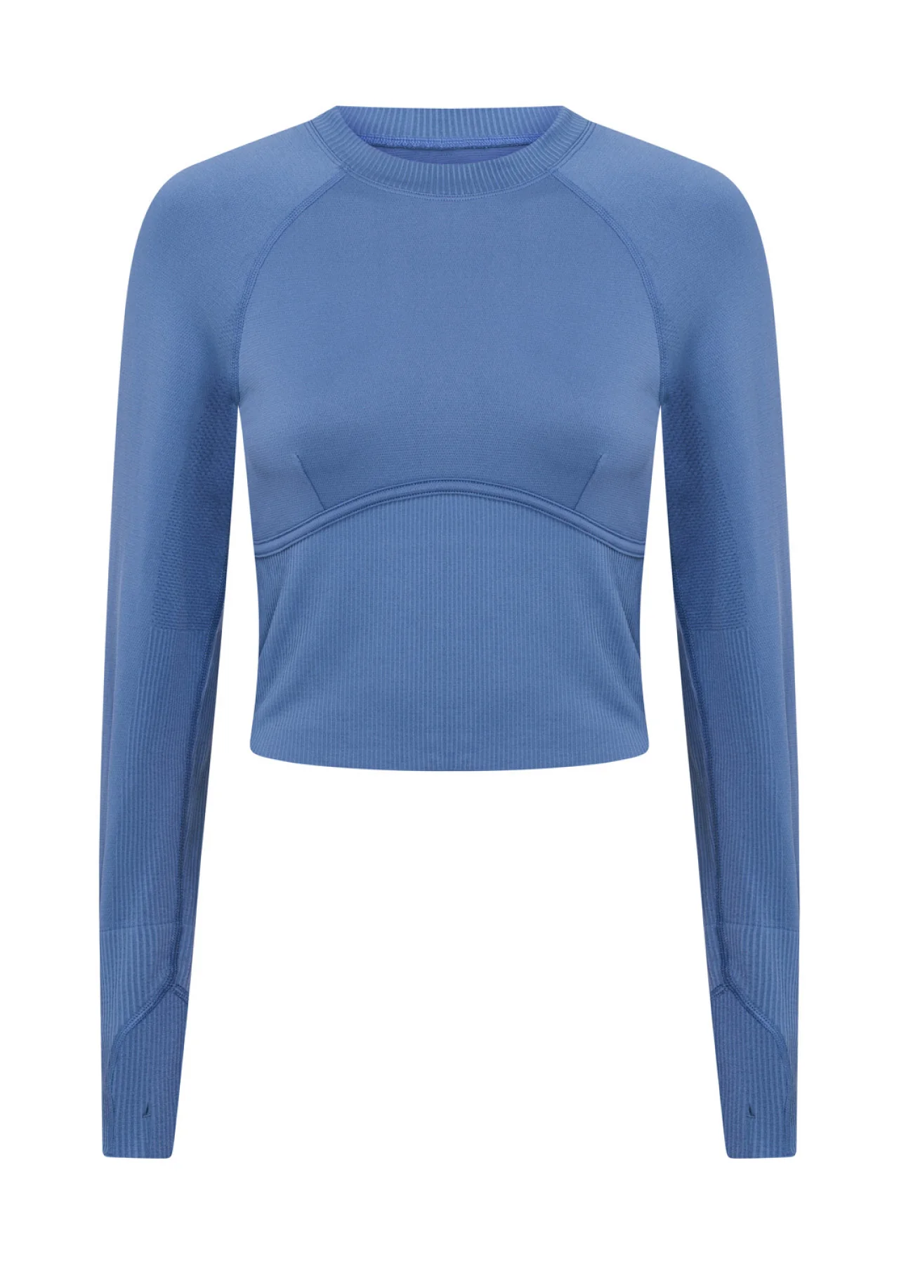 Seamless Contour Cropped Long Sleeve Top