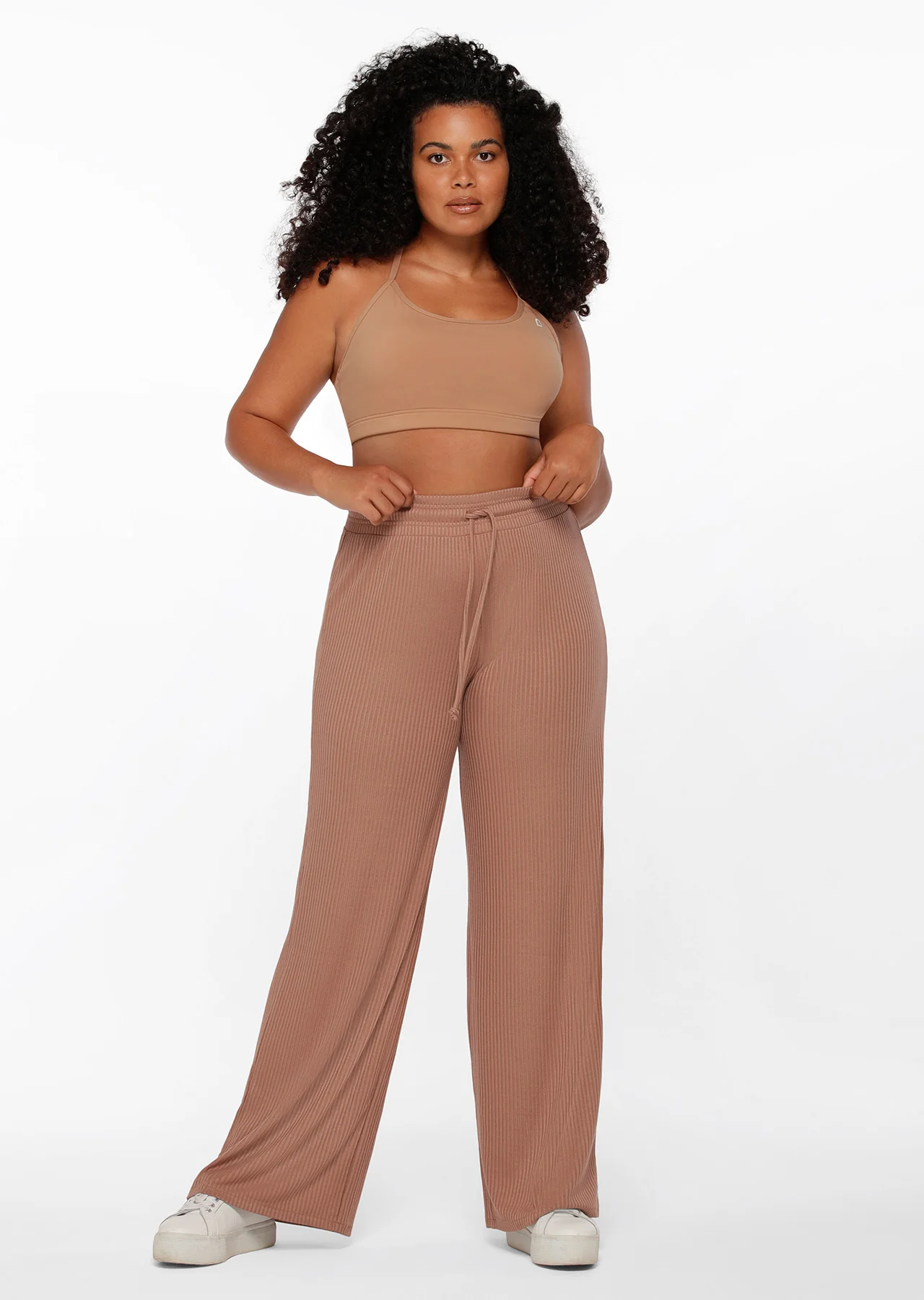 Rest And Relax Rib Full Length Pants