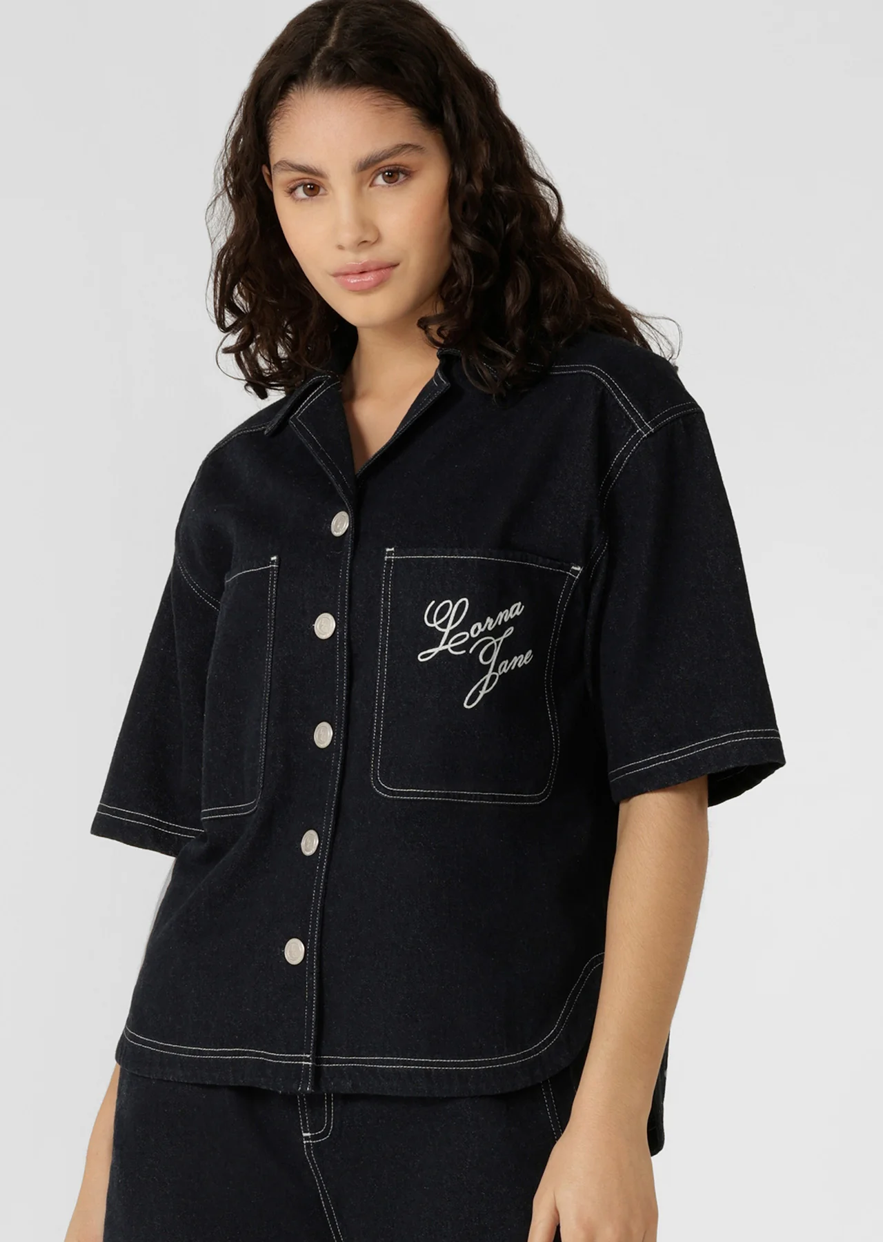 Off Duty Denim Overshirt