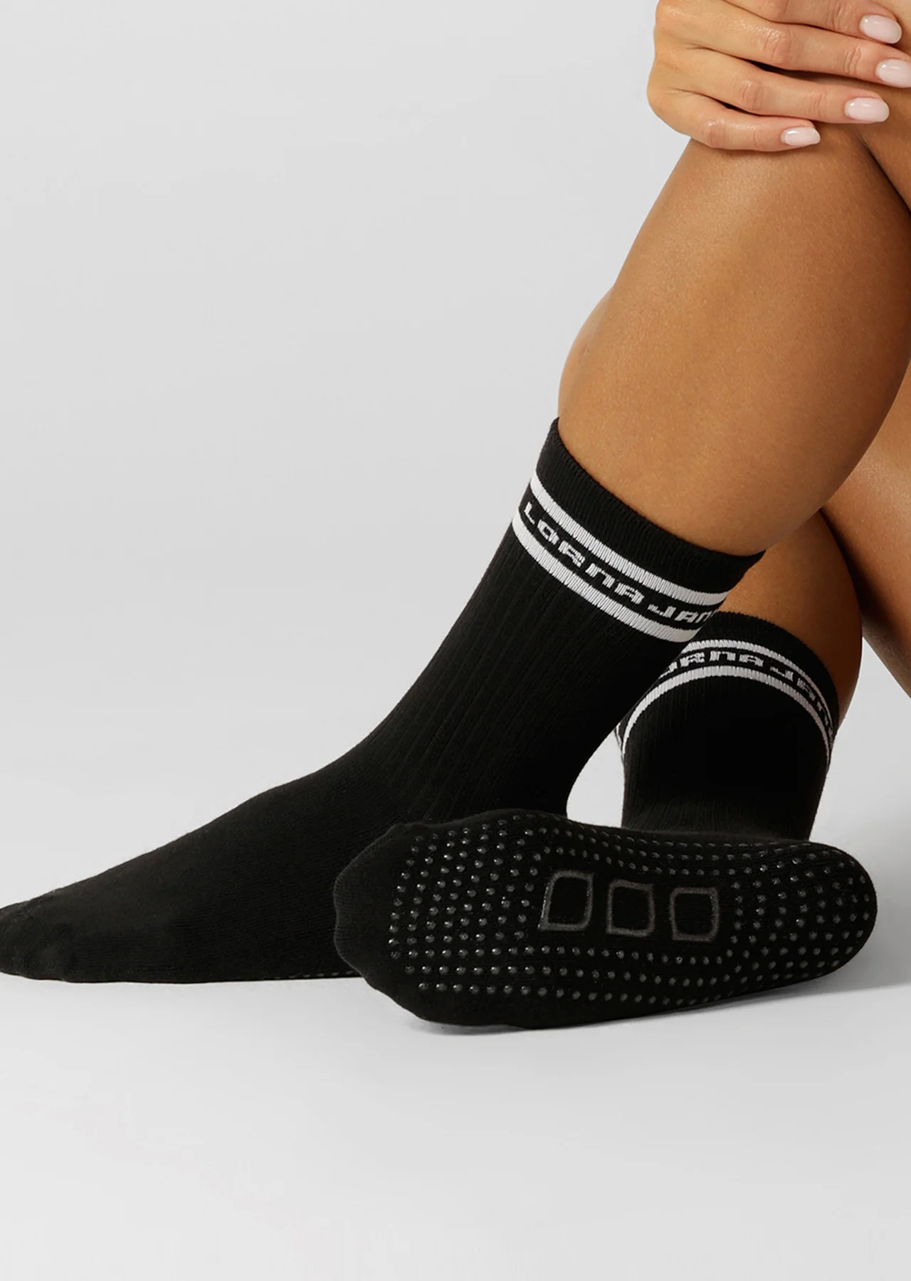 Pilates Grip Crew Socks