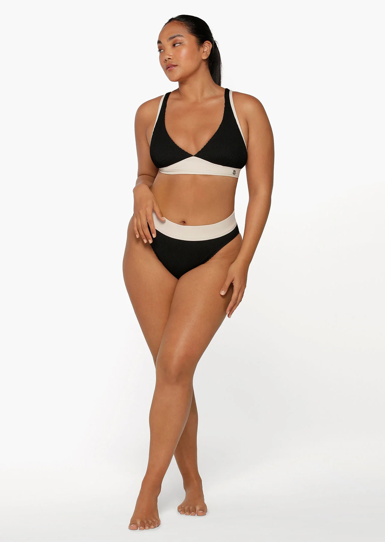 Relaxation Crimped High Waist Brief