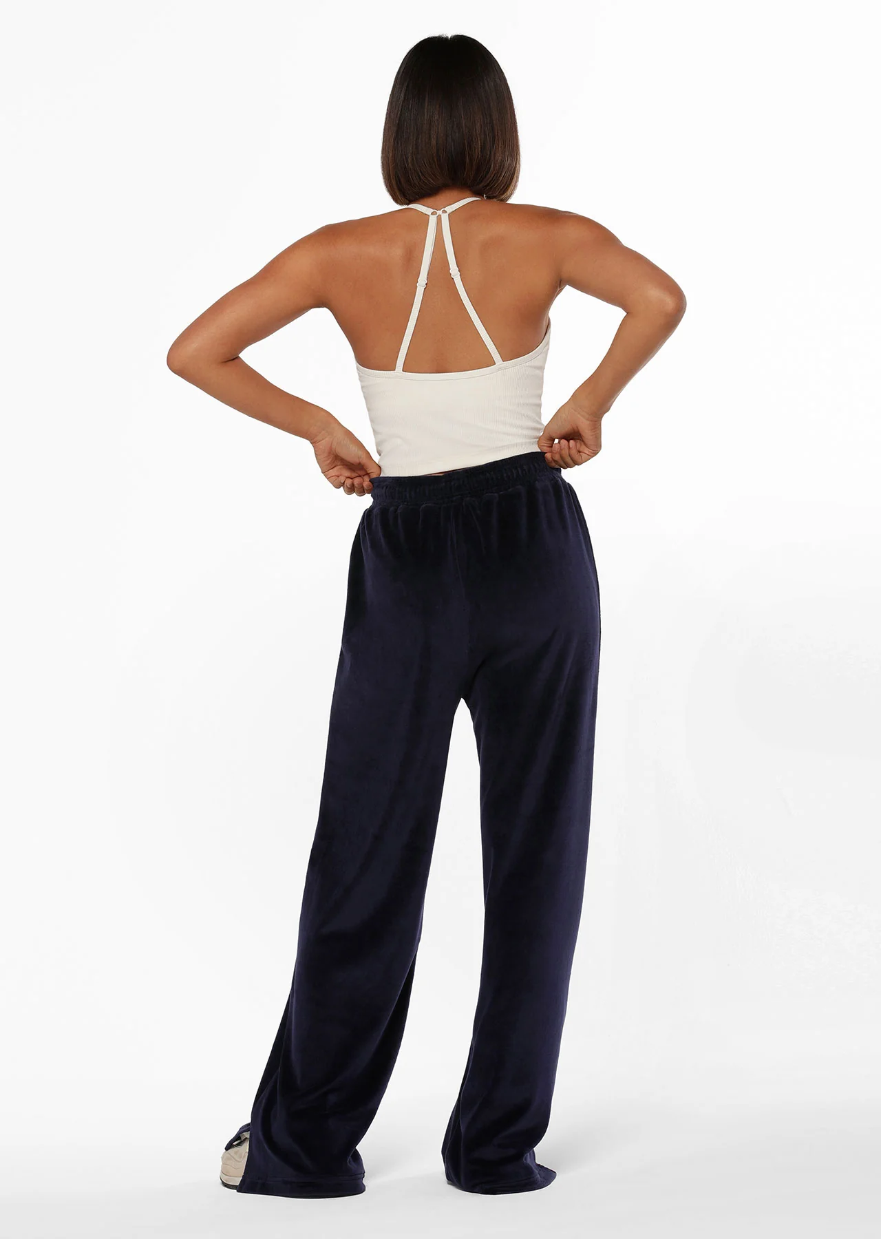 Naughties Nostalgic Velour Bootleg Track Pants