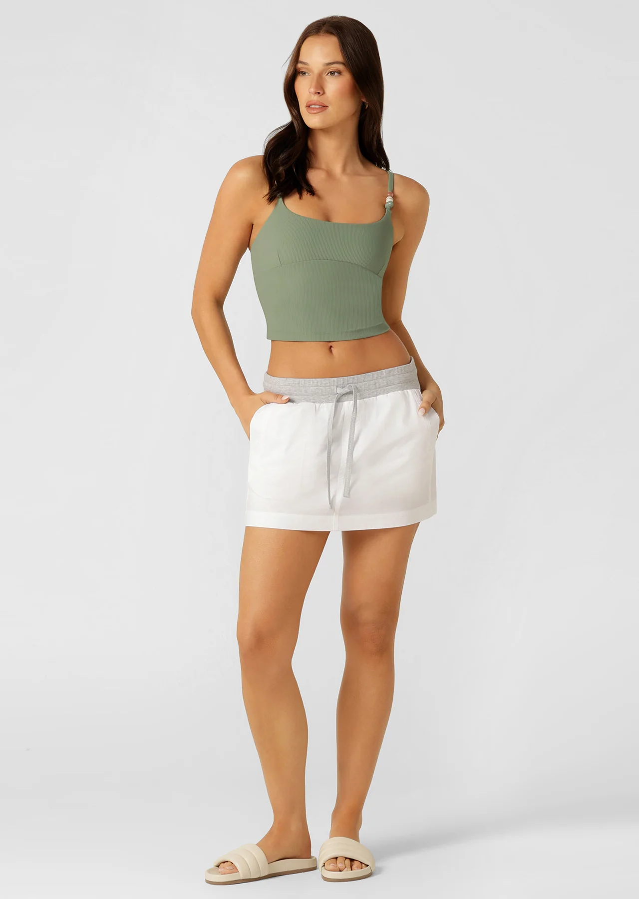Elemental Rib Tank Bra Combo