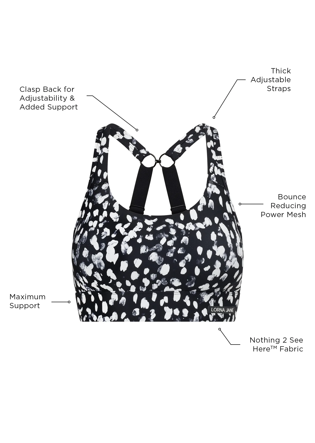 Amy Maximum Support Sports Bra