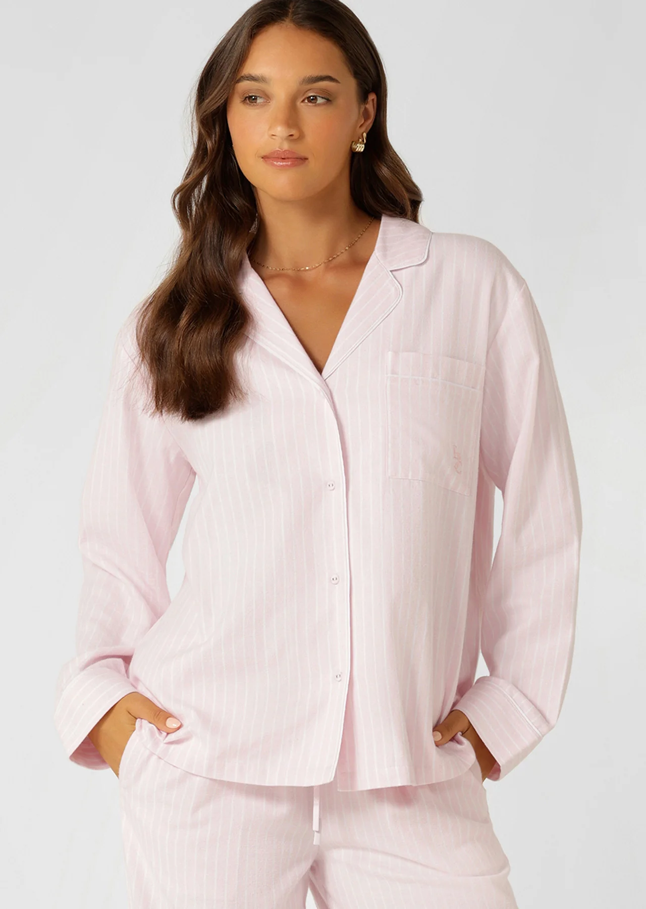 Flannel Lounge Shirt