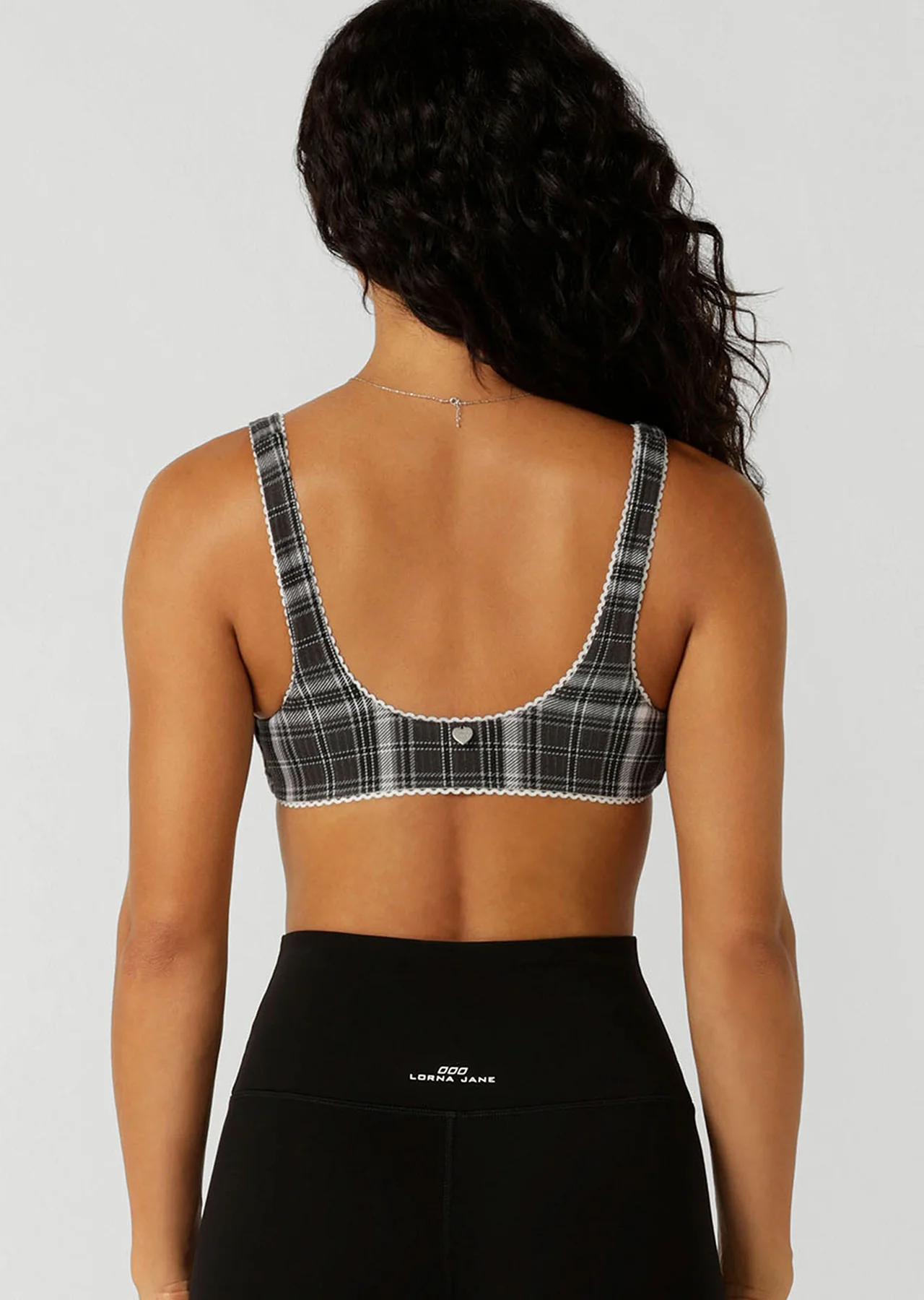 Monochrome Check Lounge Bralette