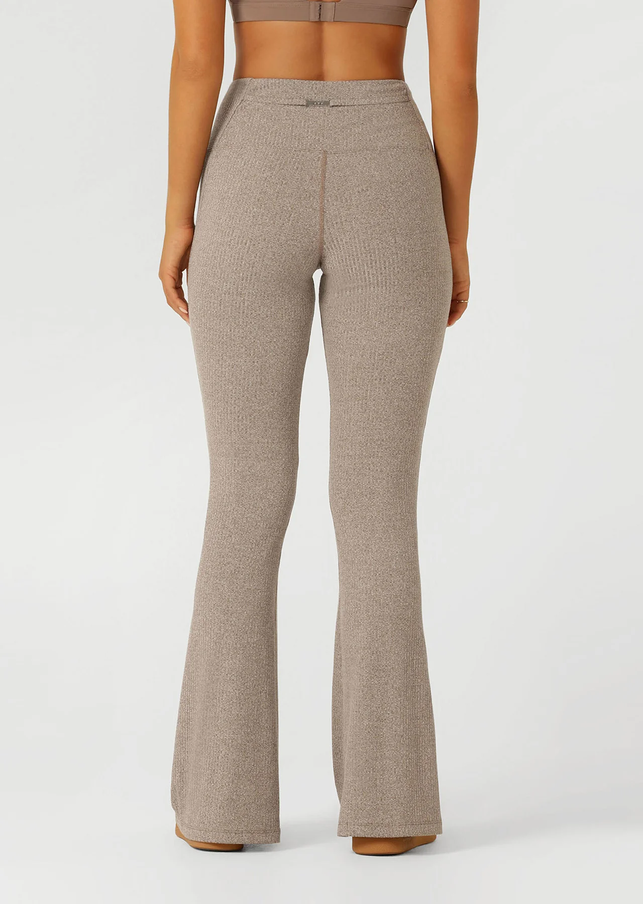 Mindful Rib Full Length Flared Leggings