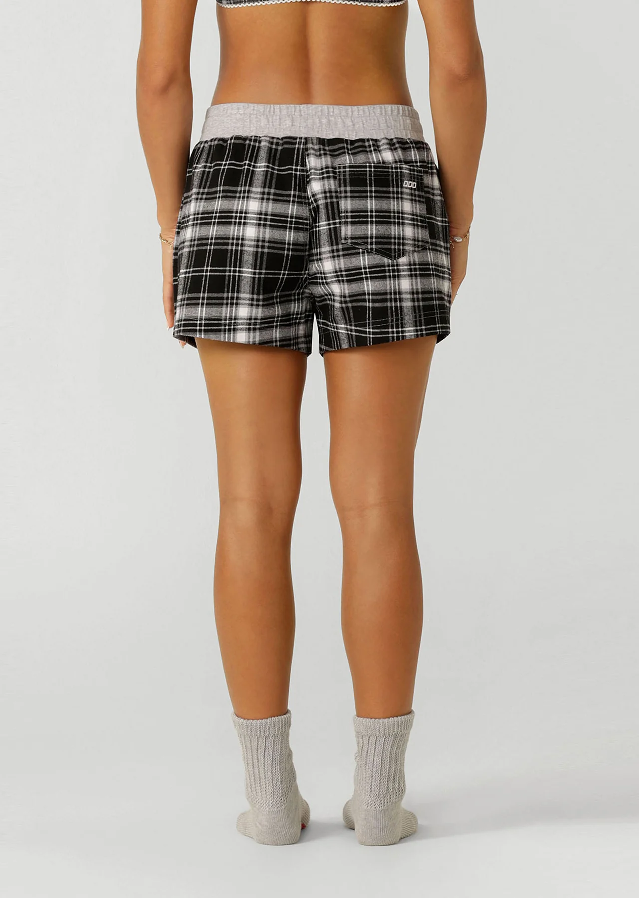 Flannel Flashdance Cheeky Shorts