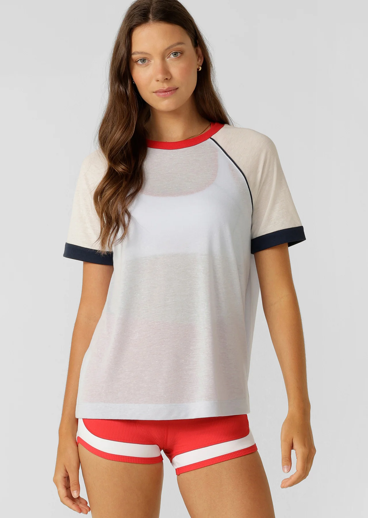 Retro Revival Linen T-Shirt