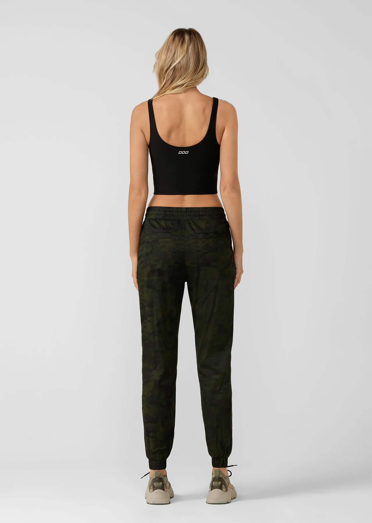 Tropic Safari High Waisted Flashy Full Length Pants
