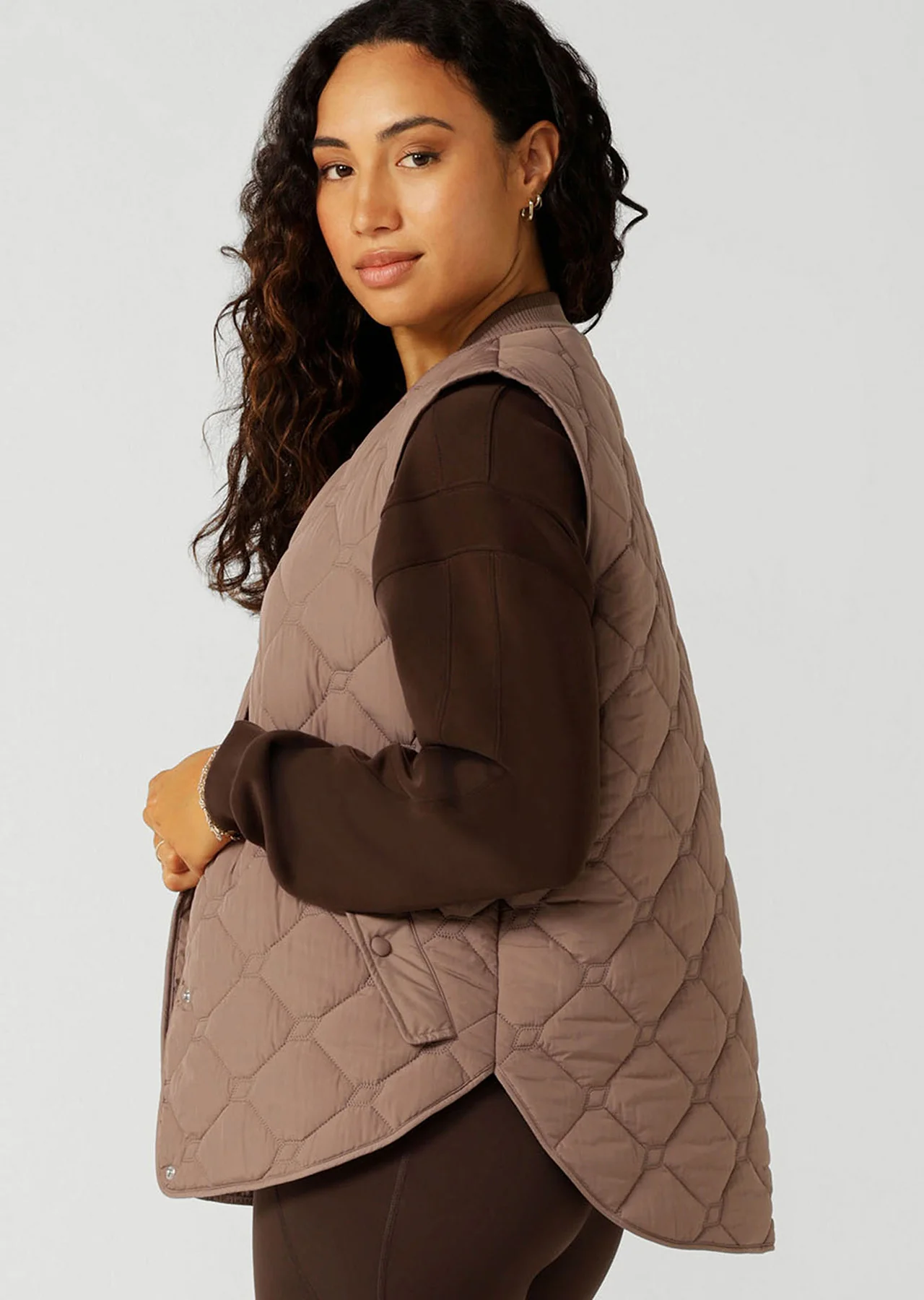 Iconic Quilted Longline Vest