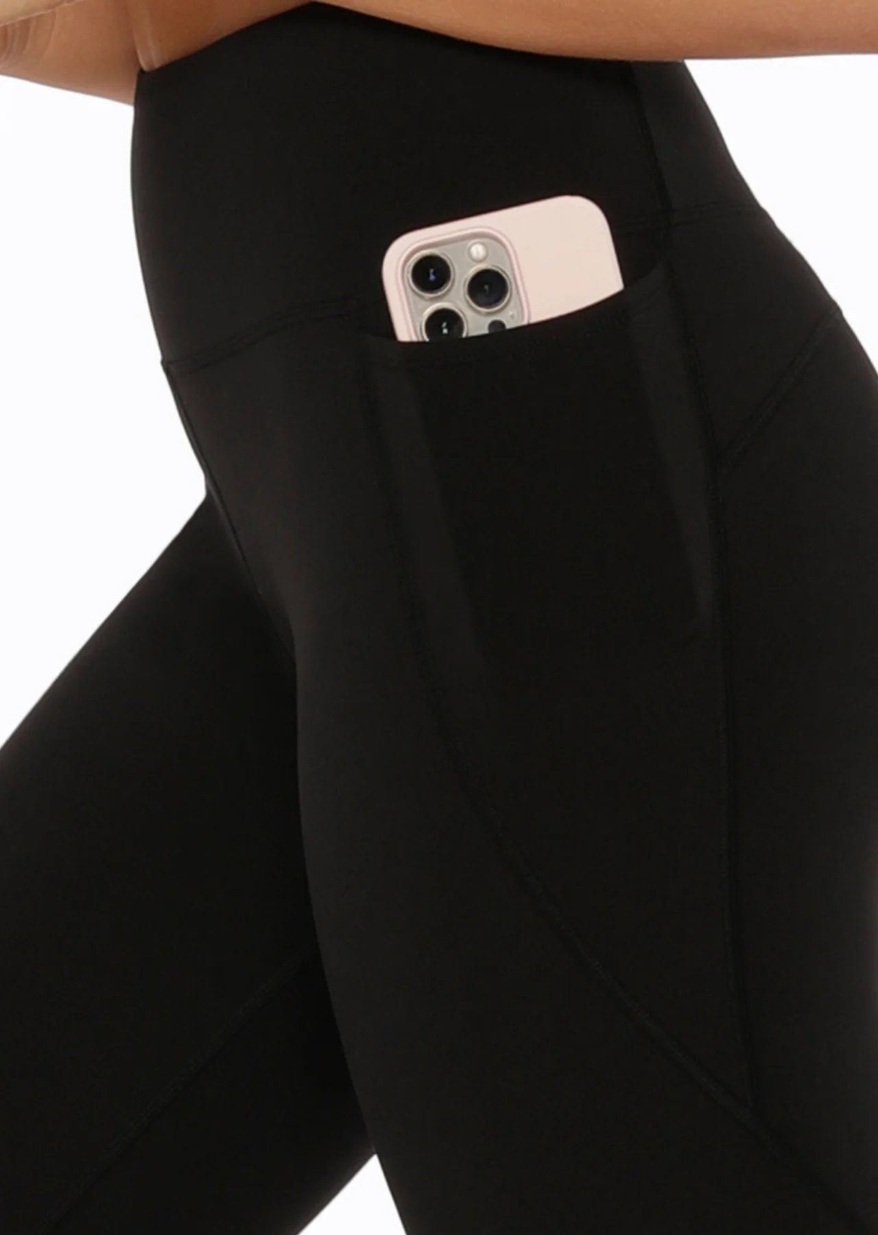 Amy Phone Pocket 3/4 Tech Leggings