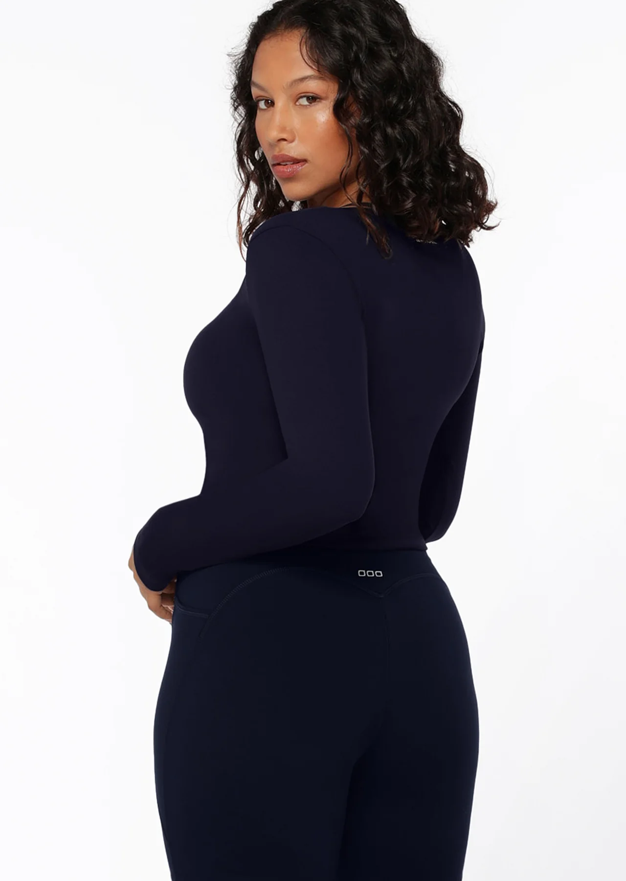 Aloe Vera Cropped Long Sleeve Top
