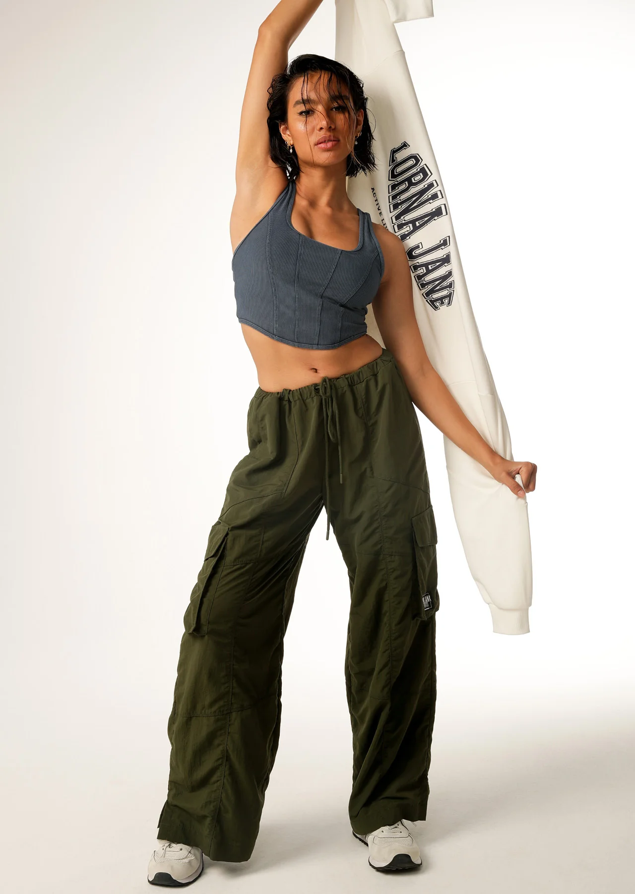 Y2K Low Rise Oversized Cargo Pants