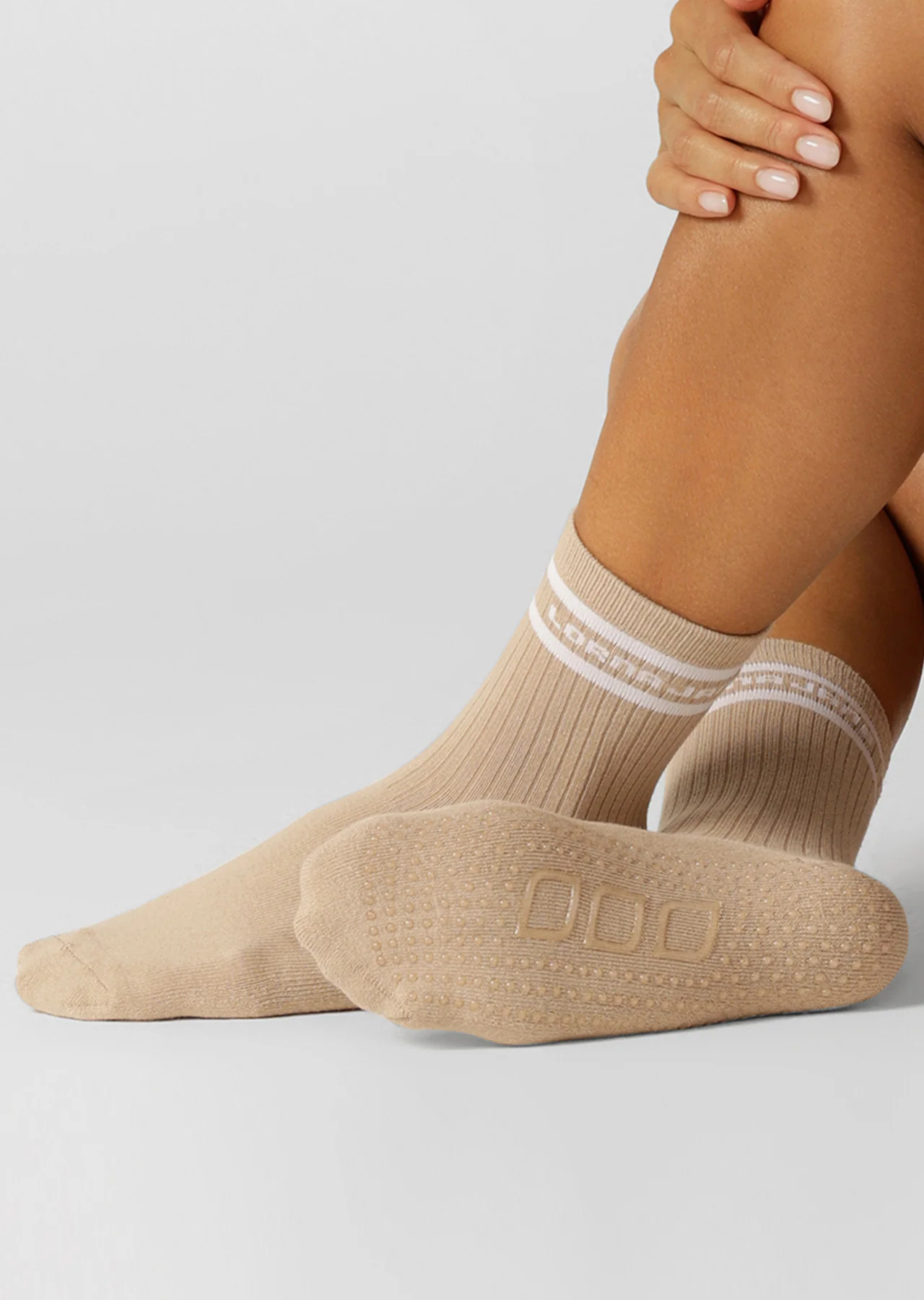 Pilates Grip Crew Socks
