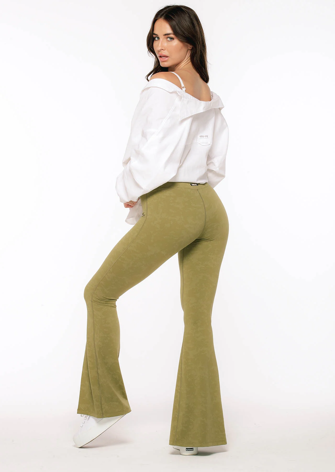 Split Flared Leggings