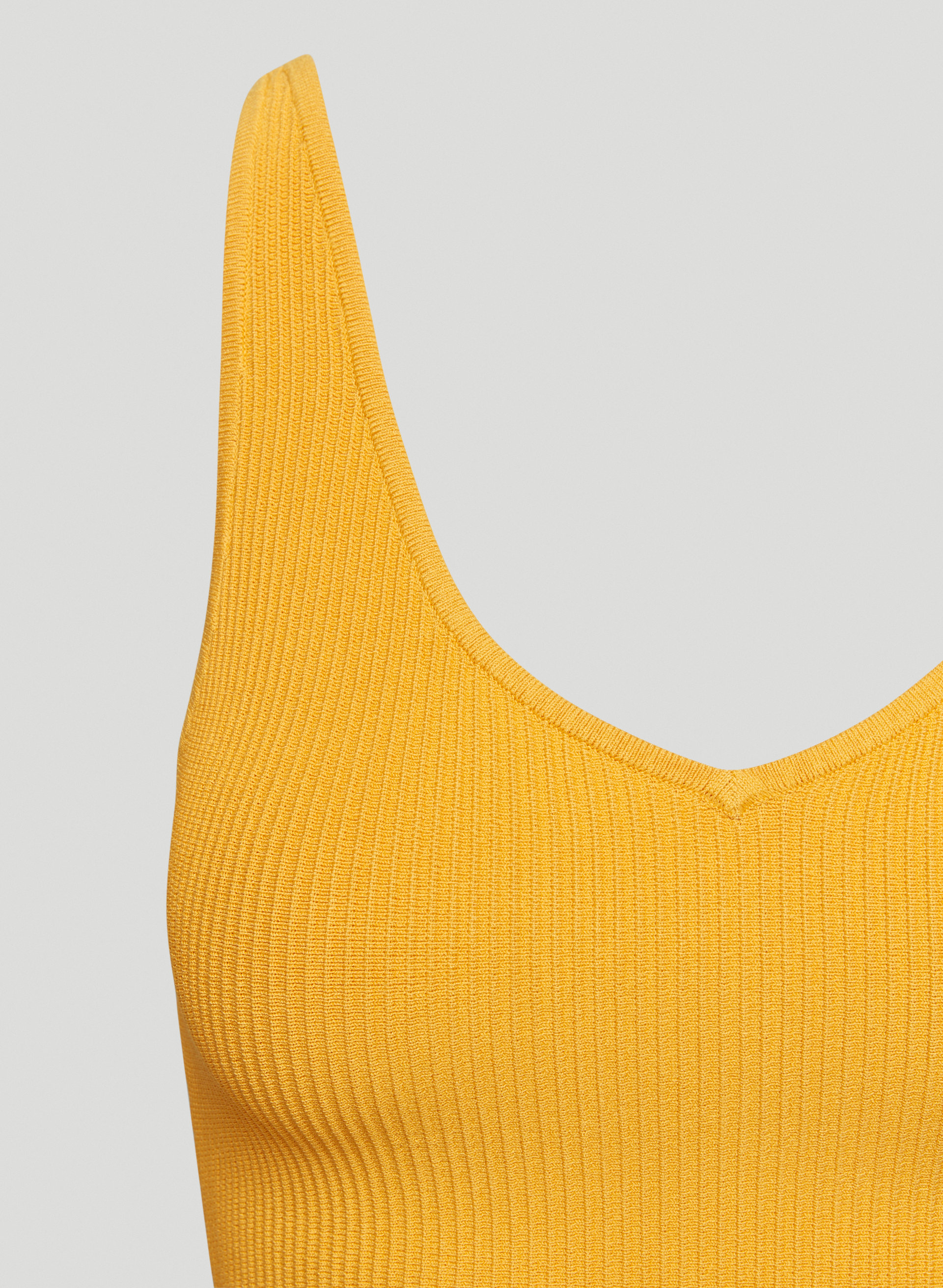 Sculpt Knit Double V Tank