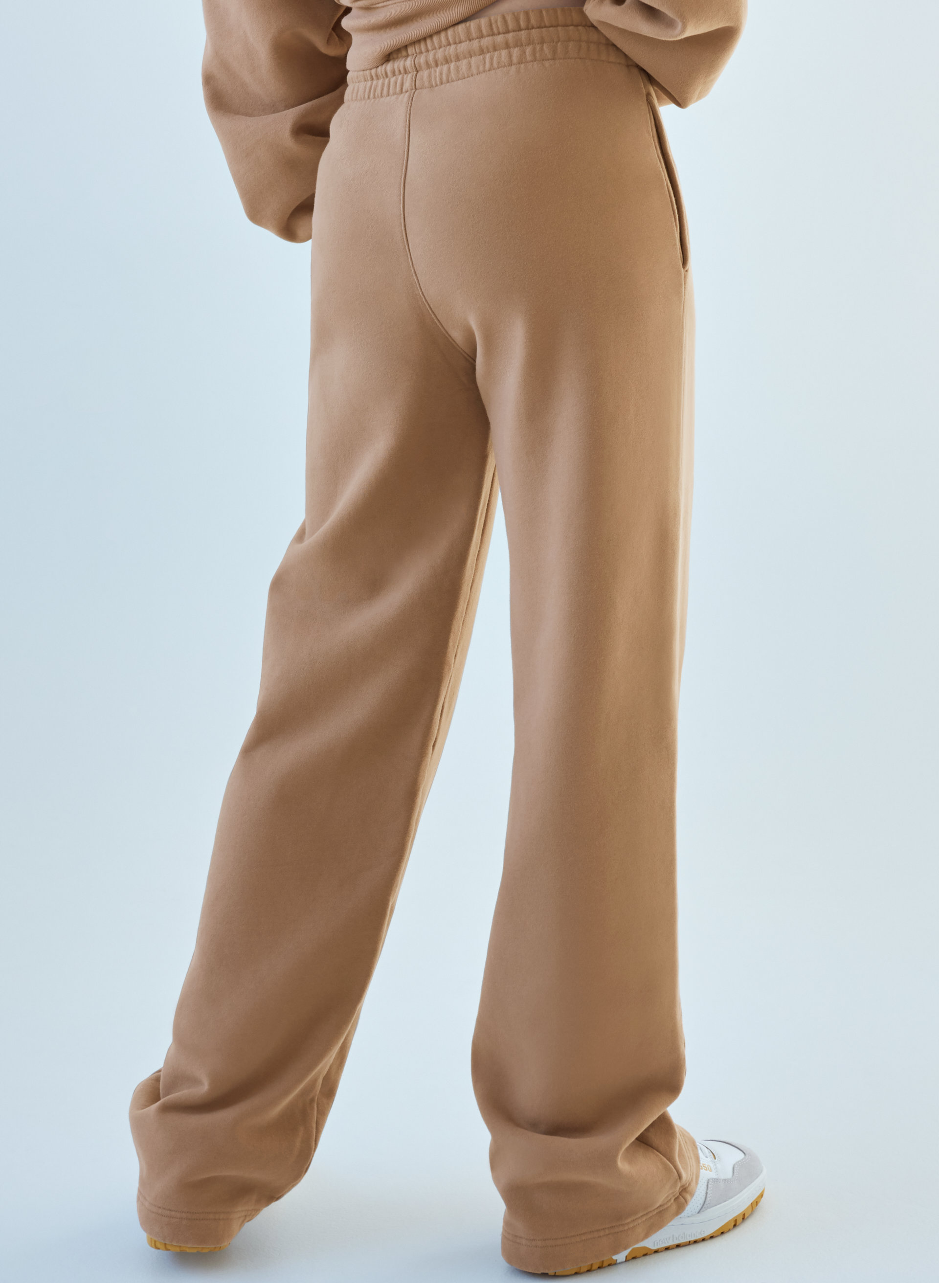 Cozy Fleece Boyfriend Wide Sweatpant