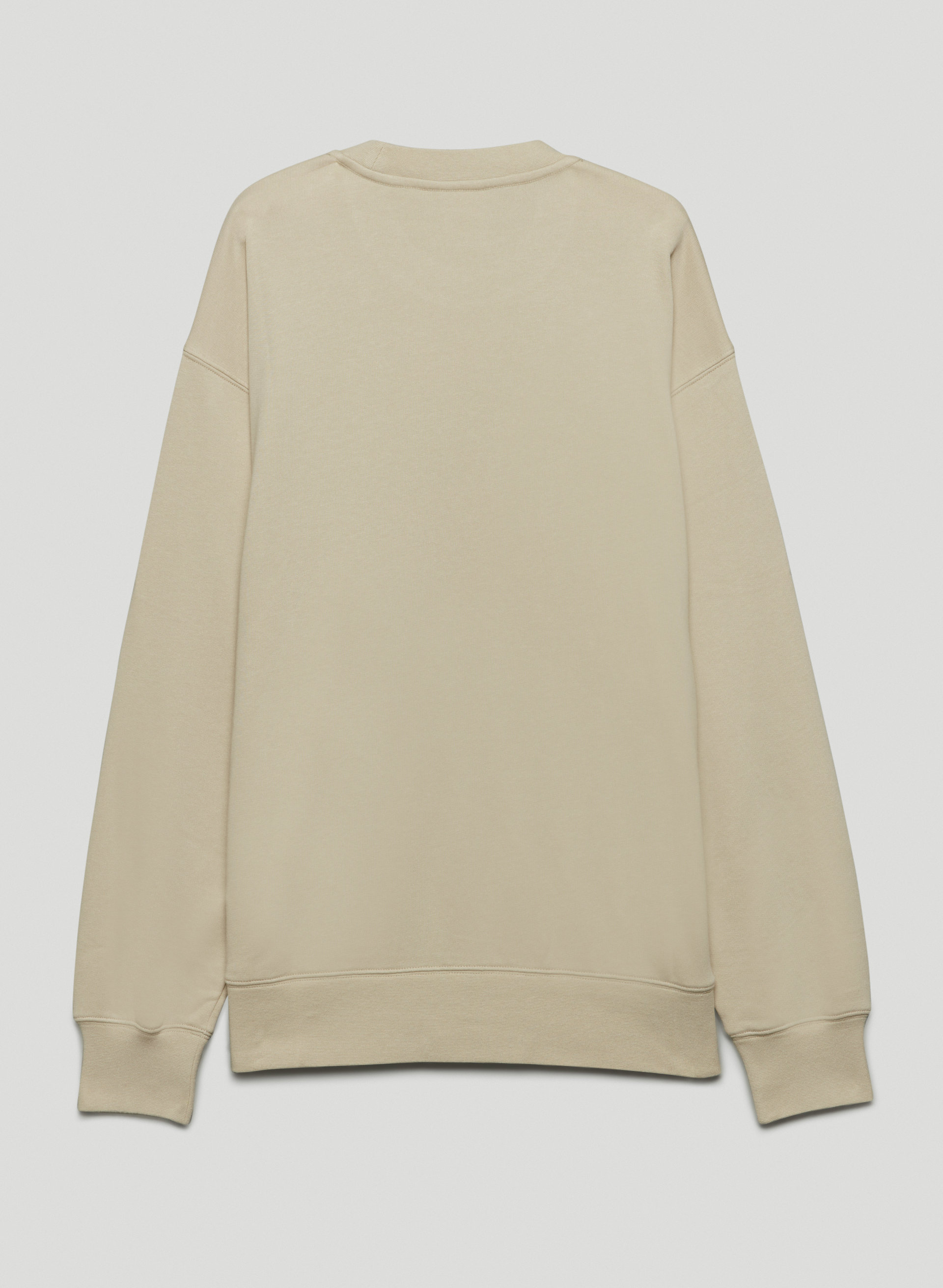 Airy Fleece Boyfriend Crew Sweatshirt
