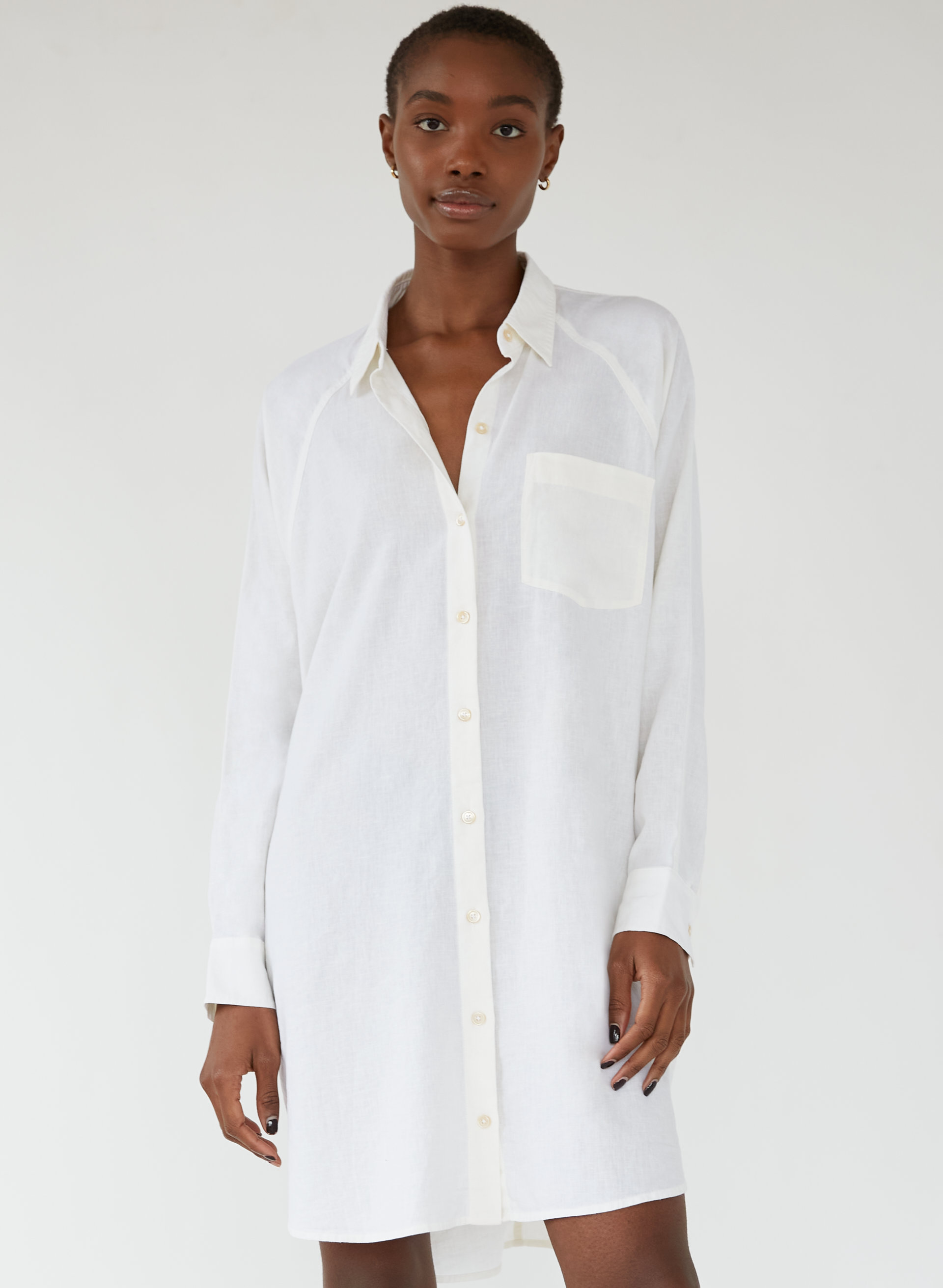 Boyfriend Button-Up Dress