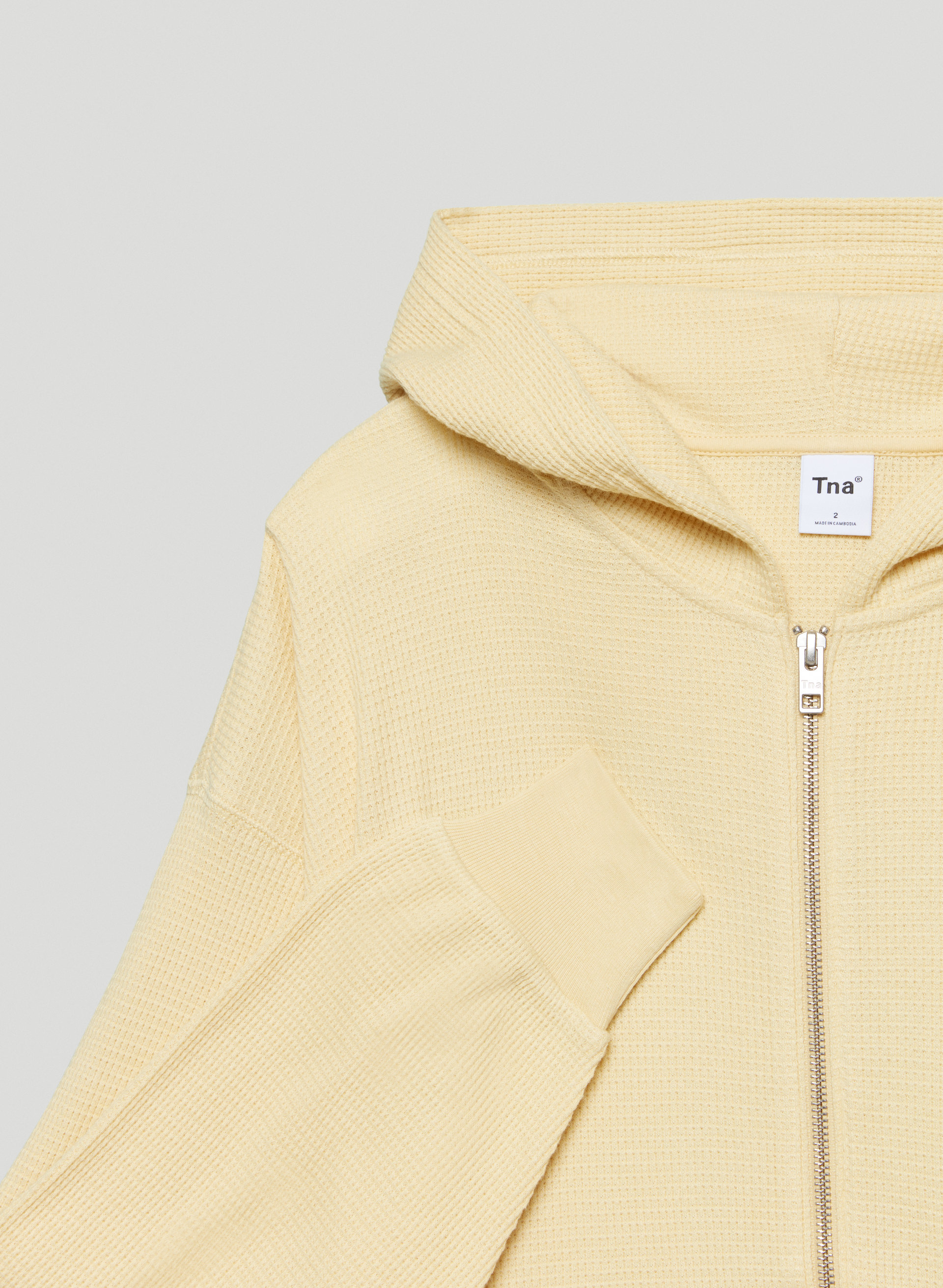 Claris Waffle Zip Hoodie