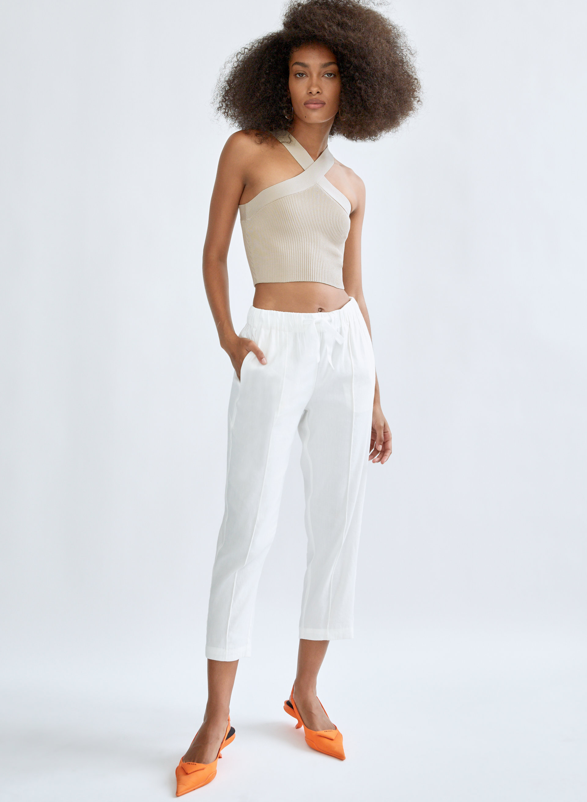 Sculpt Knit Criss Cross Tank