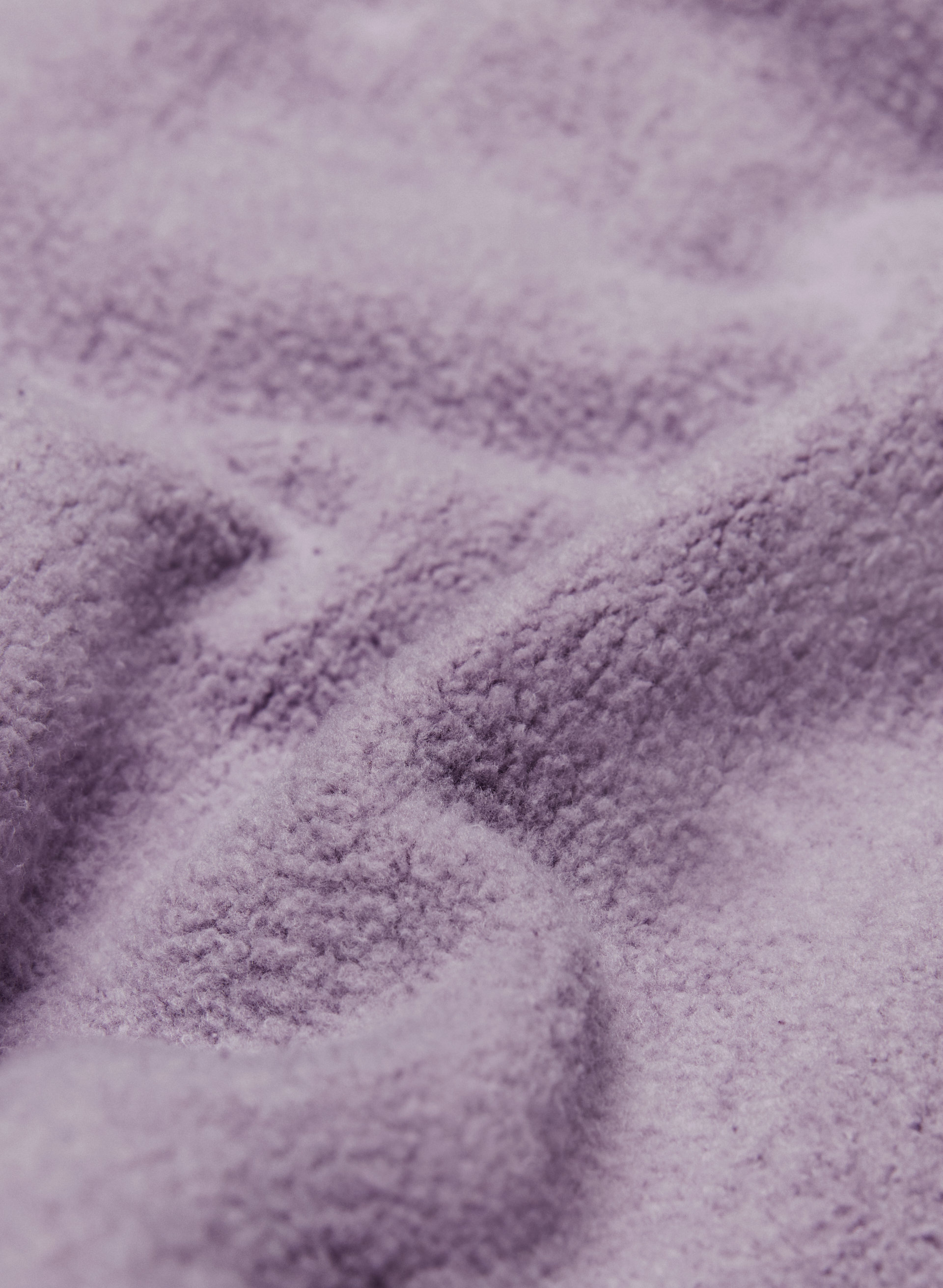 Cozy Fleece Boyfriend Polo Sweatshirt