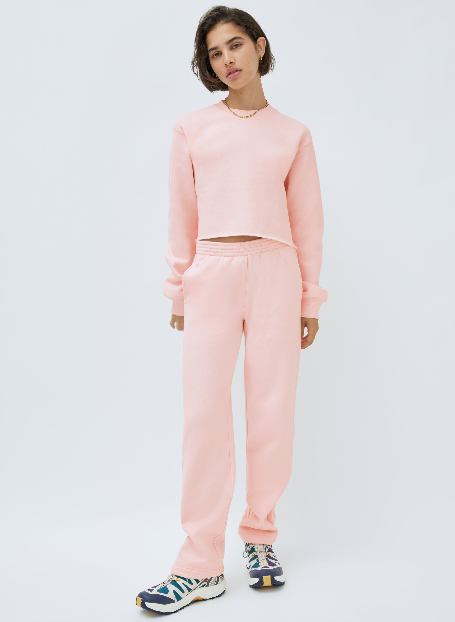 Cozy Fleece Boyfriend Straight Sweatpant