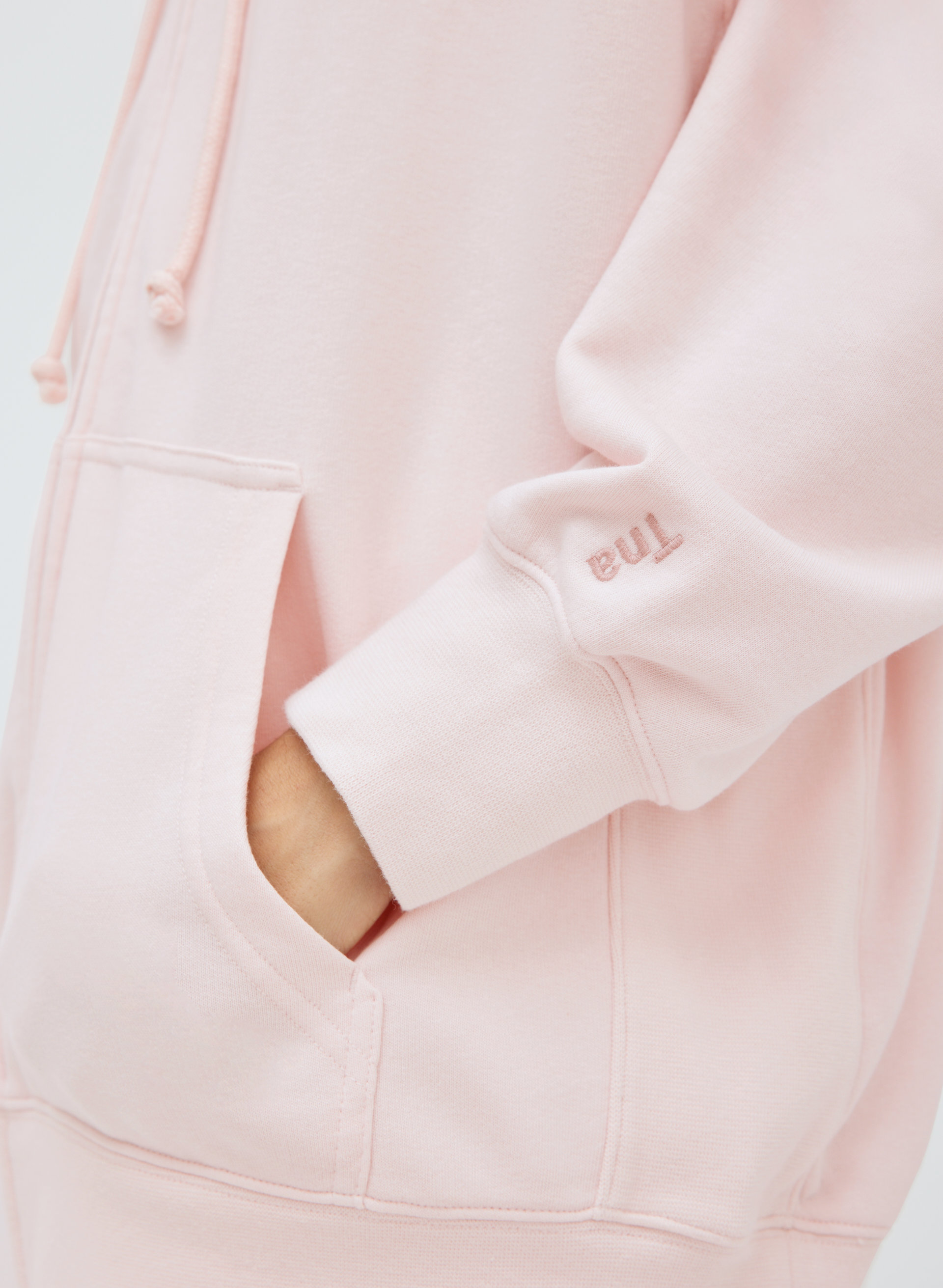 Airy Fleece Boyfriend Zip-Up Hoodie