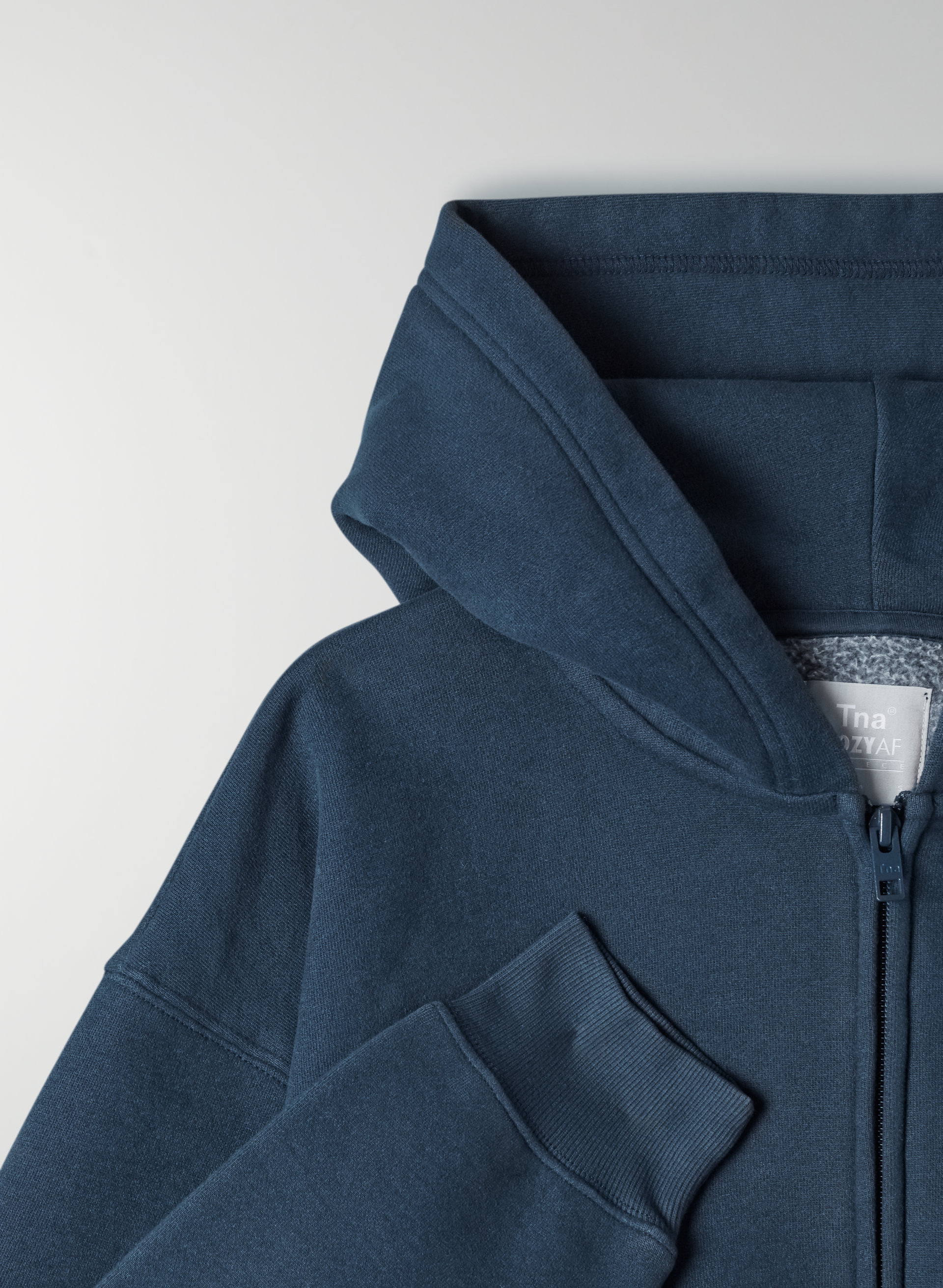 Cozy Fleece Boyfriend Boxy Zip-Up Hoodie