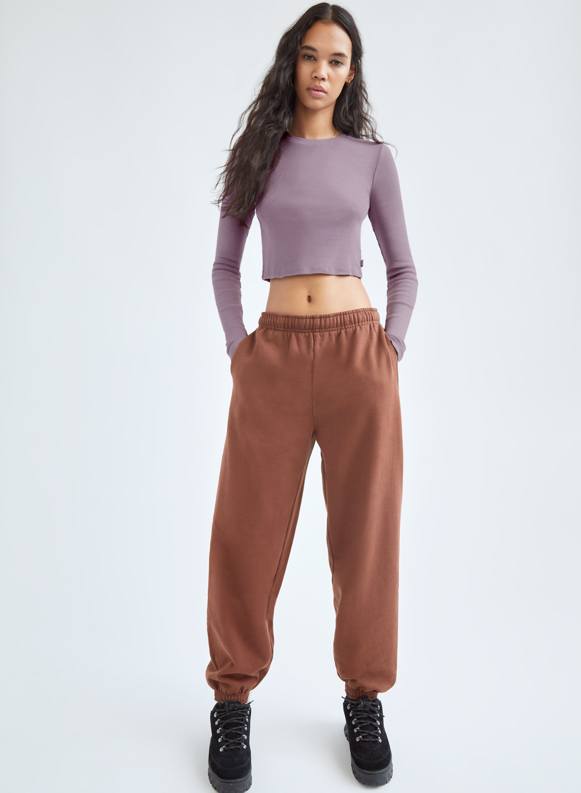 Ribbed Cropped Longsleeve