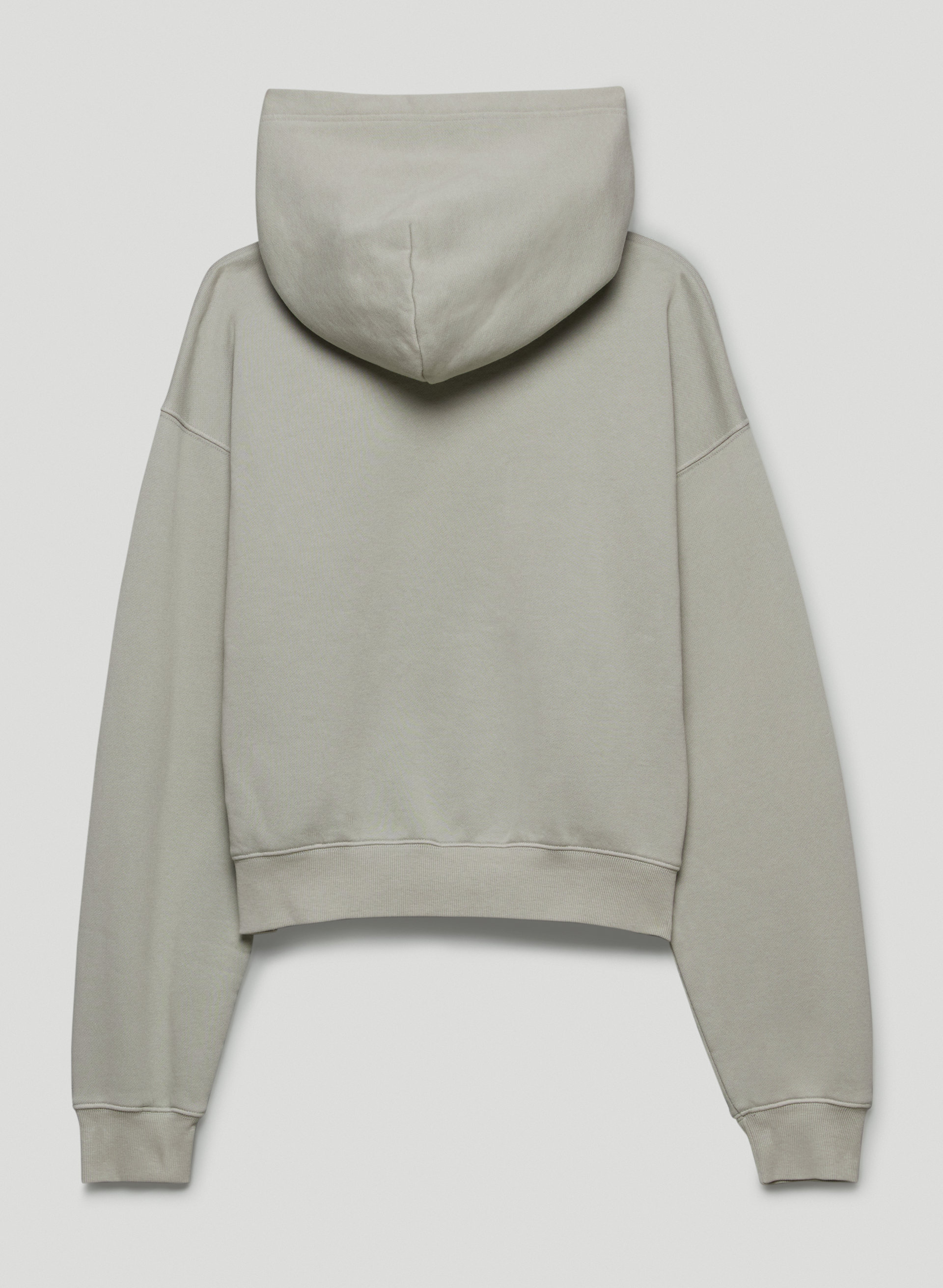 Cozy Fleece Boyfriend Shrunken Hoodie
